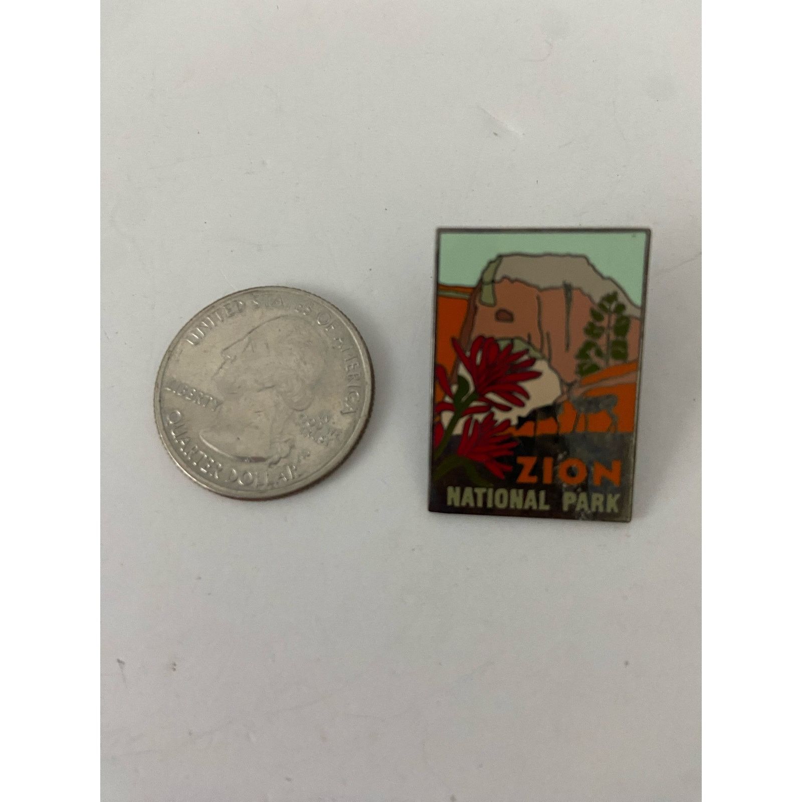 Vintage Vintage Zion National park pin Size ONE SIZE - 2 Thumbnail