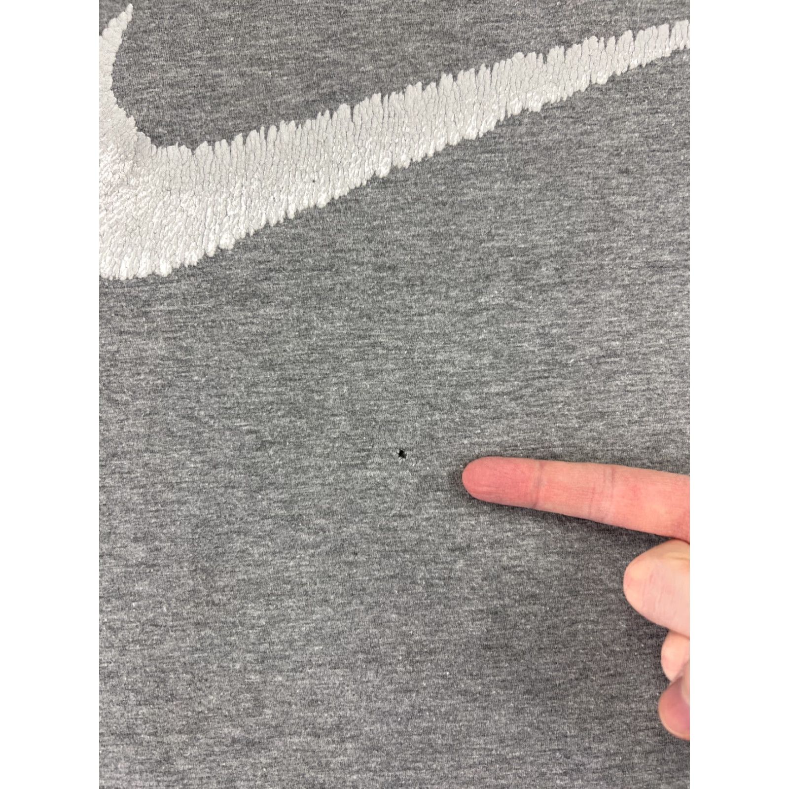 Nike Nike Shirt Mens 2XL Gray Swoosh Short Sleeve Crew Neck Cotton Blend Gym Size US XXL / EU 58 / 5 - 3 Thumbnail
