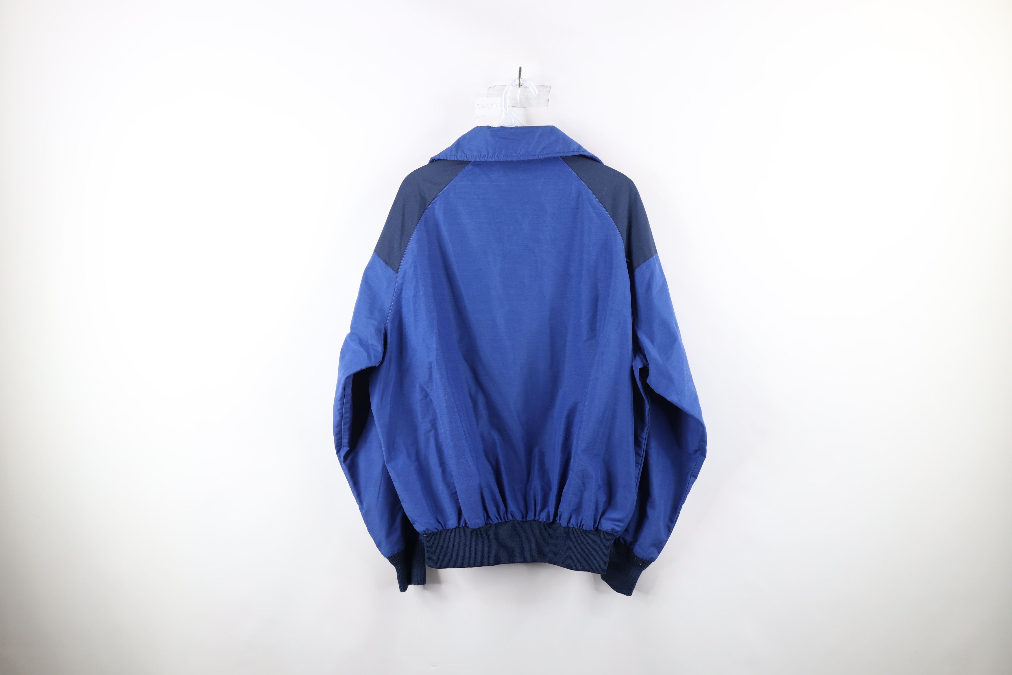 L.L. Bean Vintage 90s LL Bean Zip Pullover Windbreaker Jacket Blue USA Size US XL / EU 56 / 4 - 7 Thumbnail