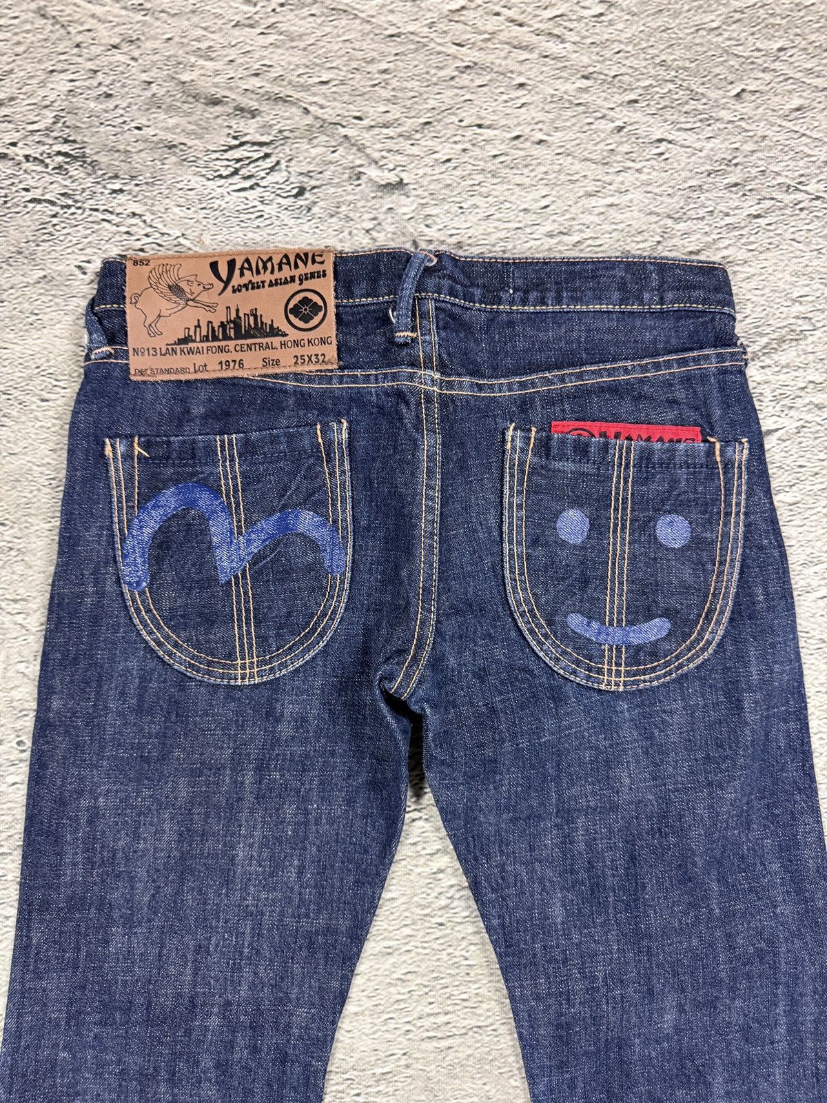 Evisu Evisu Yamane jeans bootcut navy vintage smiley face gull Size 25" / US 0 / IT 36 - 2 Thumbnail