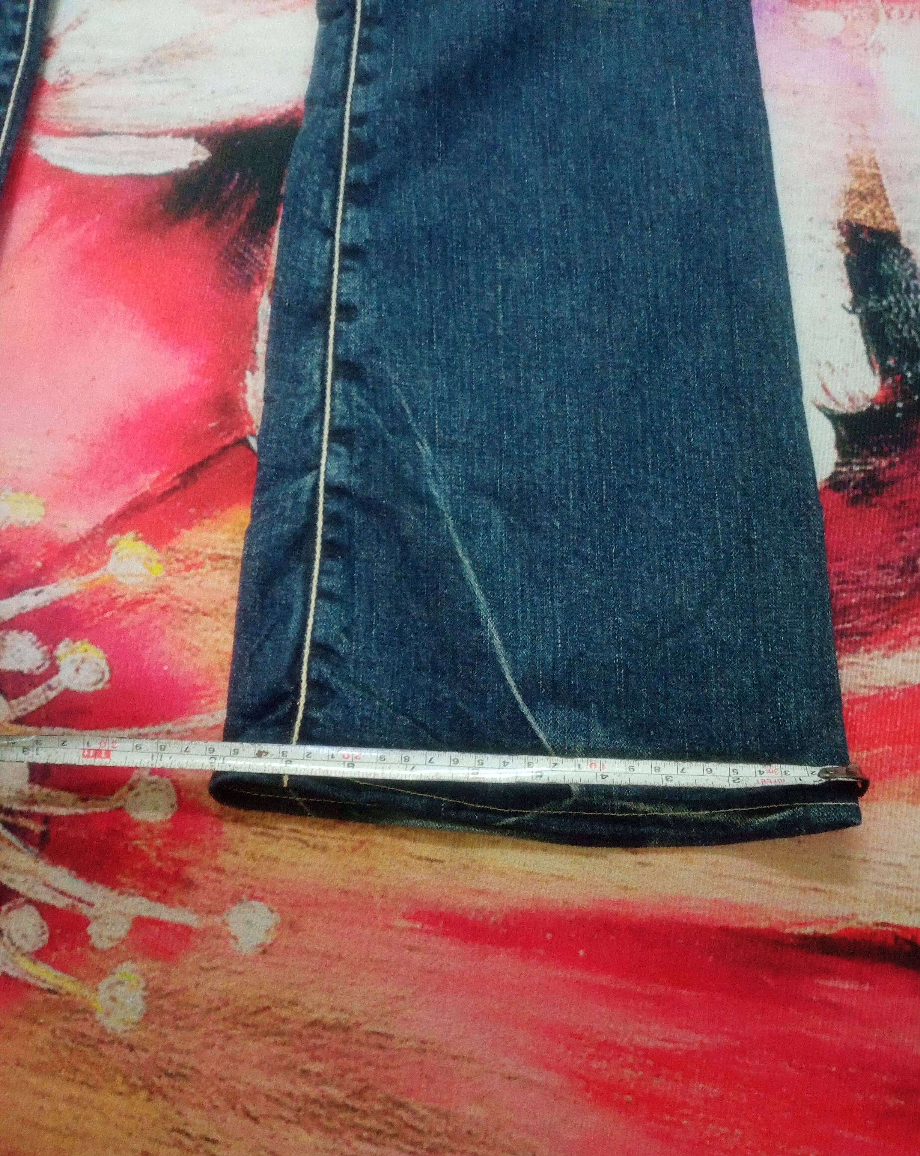 If Six Was Nine Rare Distressed Ufin & Sons Flare Boot cut Jeans Size US 33 - 8 Thumbnail