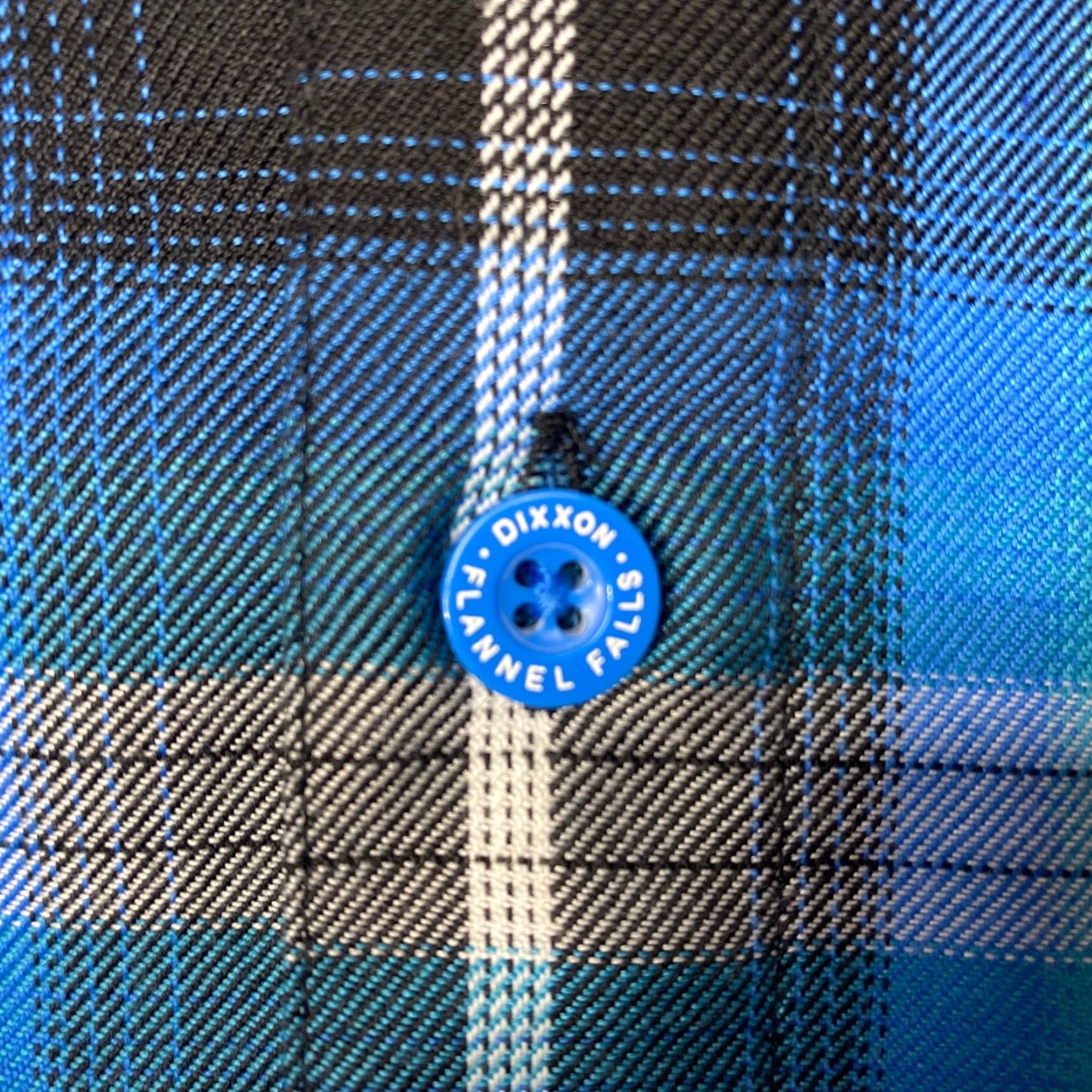 Vintage VINTAGE Dixxon Flannel Shirt Mens 4X Flannel Falls Blue Plaid Button Up Long Sleeve Size US XXL / EU 58 / 5 - 6 Thumbnail