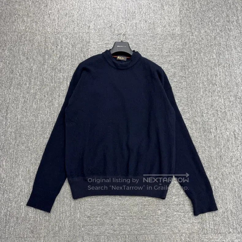 Loro Piana Loro Piana Double-layer collar cashmere knit sweater Size US M / EU 48-50 / 2 - 1 Thumbnail