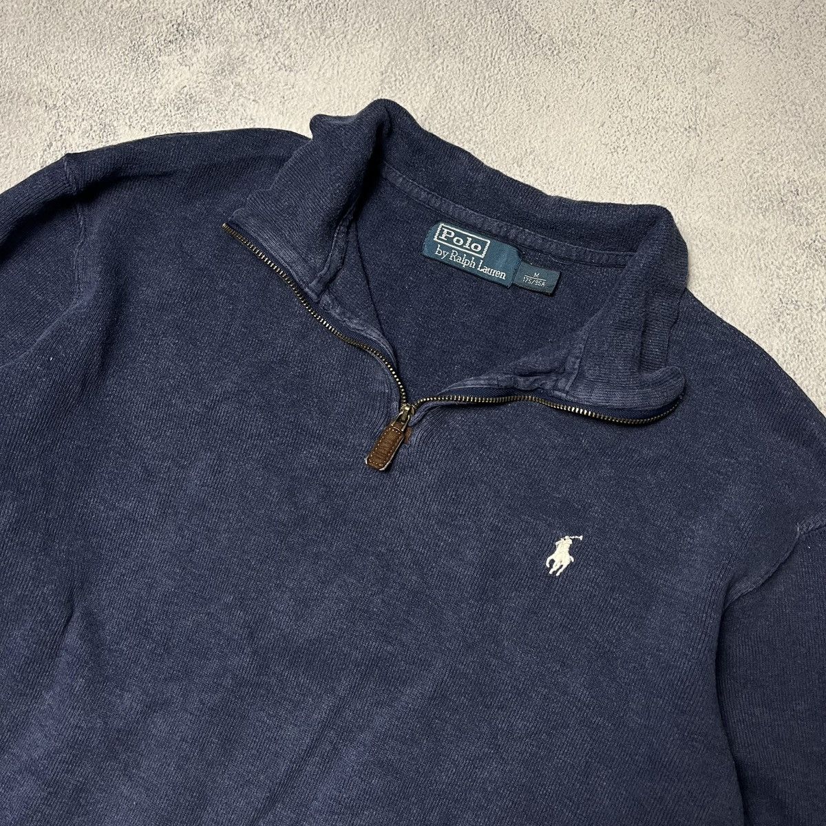 Polo Ralph Lauren × Ralph Lauren × Vintage PRL Polo Ralph Lauren distressed y2k zip sweatshirt Size US M / EU 48-50 / 2 - 3 Thumbnail