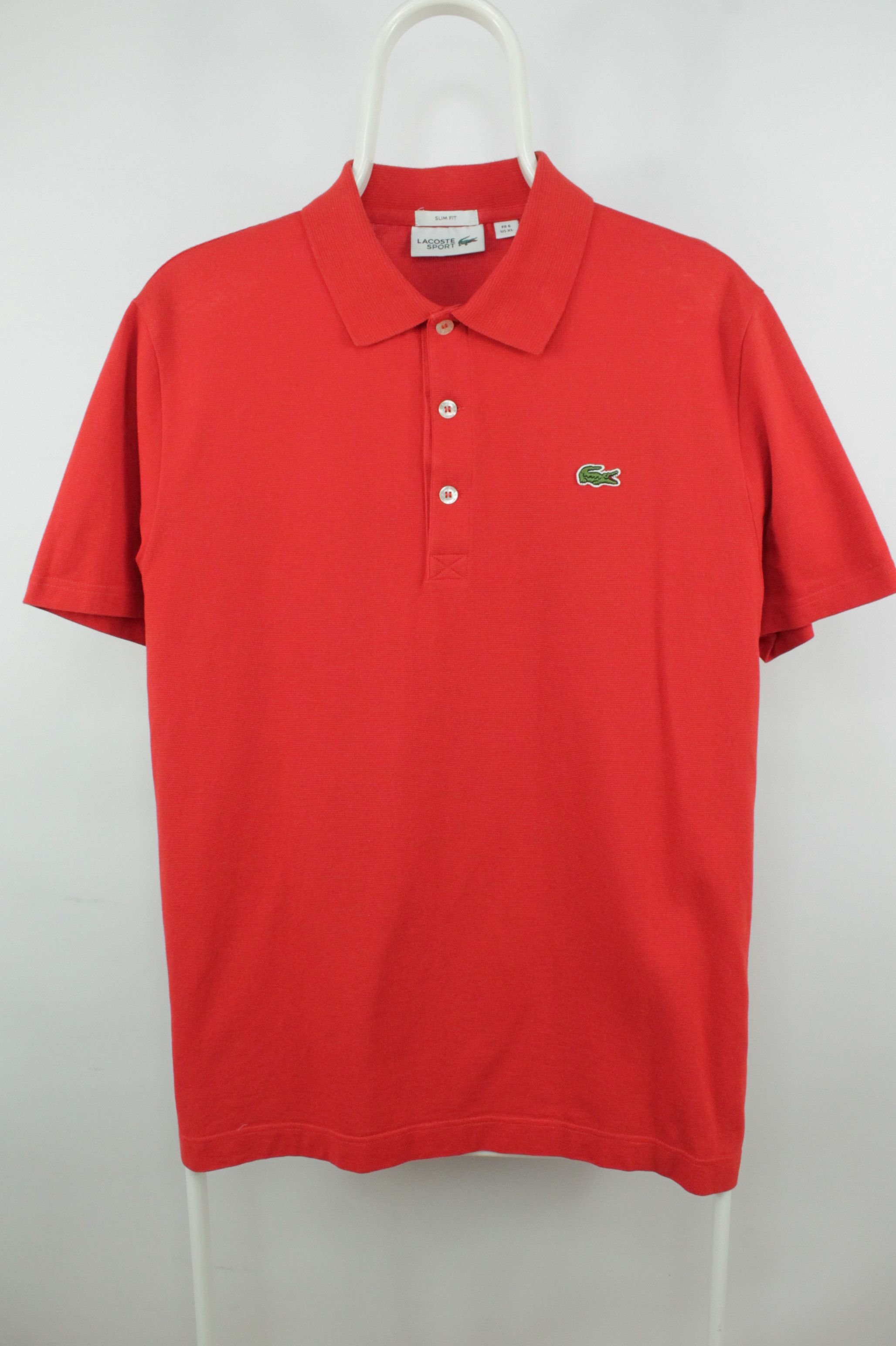 Lacoste Lacoste Sport Slim Fit Red Polo Shirt Men's Size US XL / EU 56 / 4 - 1 Thumbnail