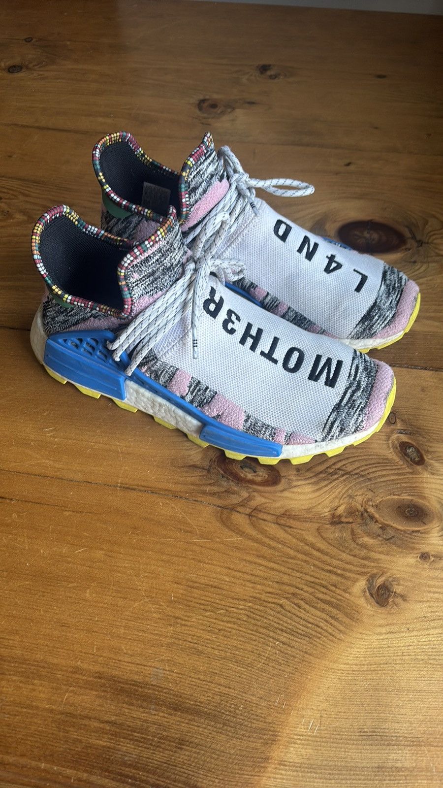 Adidas × Pharrell Adidas Pharrell Williams Solar Hu NMD MOTH3R L4ND Size 10 Size US 10 / EU 43 - 1 Thumbnail
