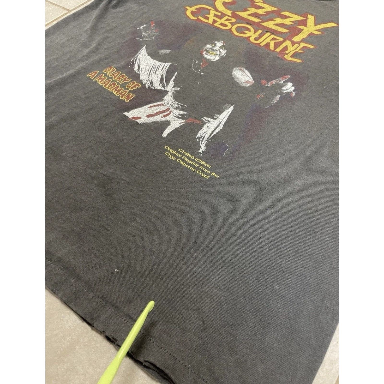 Other Vintage 90’s Ozzy Osbourne Diary Of A Madman Sz XL Thrashed Size US XL / EU 56 / 4 - 10 Thumbnail