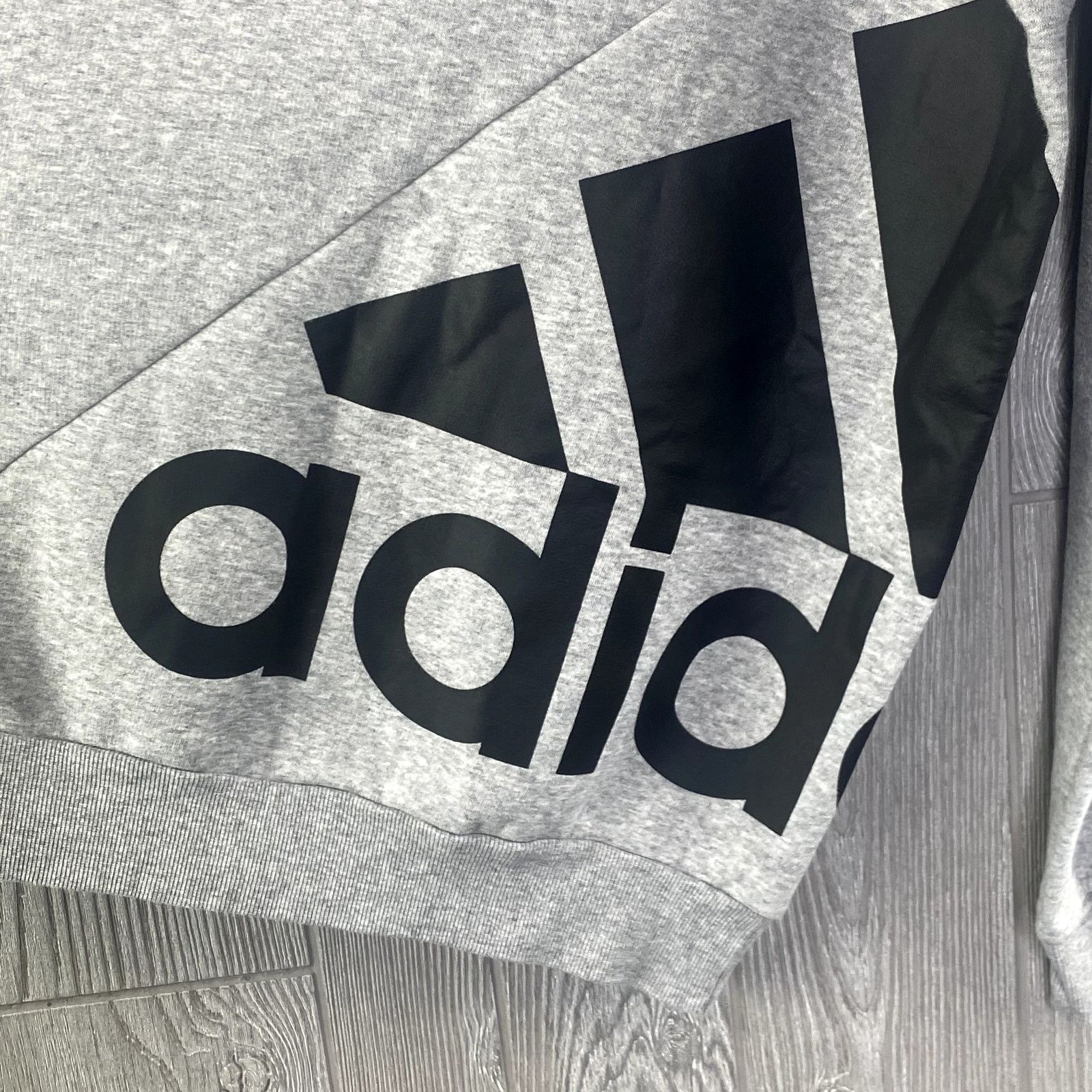 Adidas Adidas Sweatshirt/Hoodie Mens Size Small Gray Oversized Logo Size US S / EU 44-46 / 1 - 6 Thumbnail