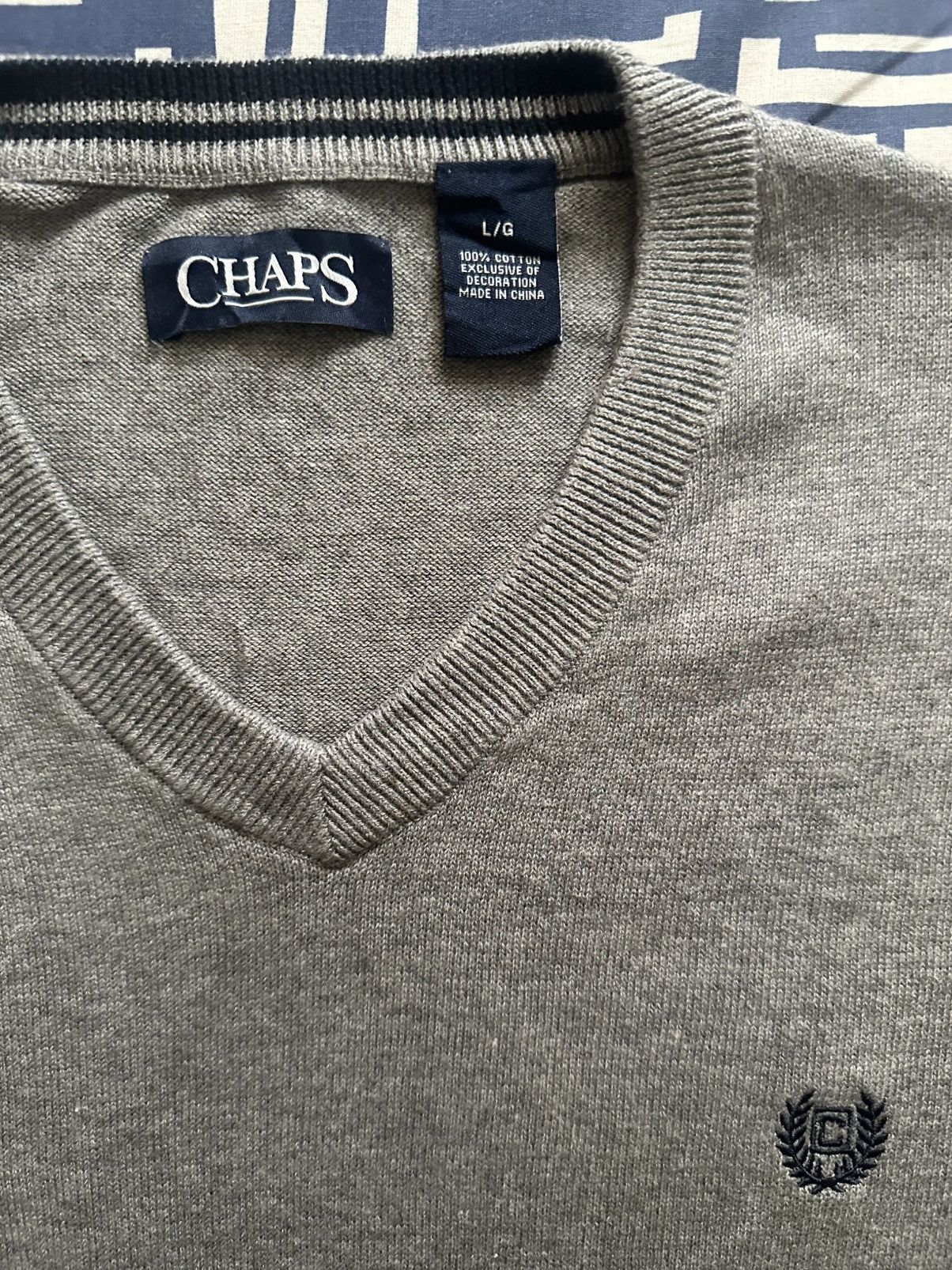 Chaps Ralph Lauren × Vintage Chaps Ralph Lauren Vest Mens Casual Waistcoat Sweater Size US L / EU 52-54 / 3 - 4 Thumbnail