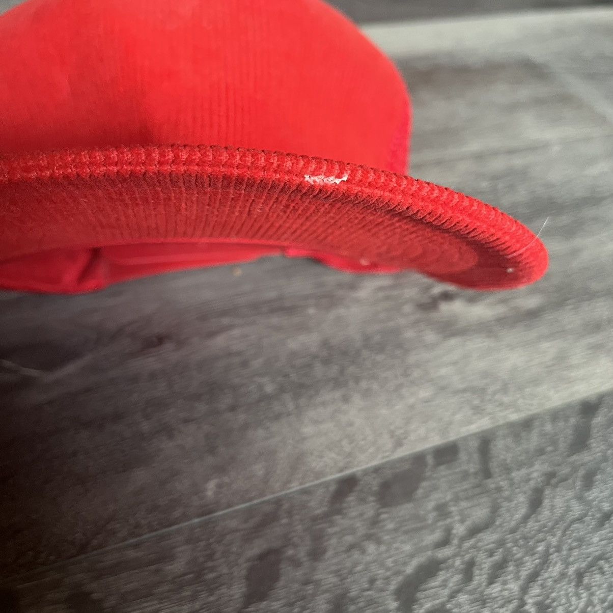 Vintage Vintage 1990s Red Corduroy Blank Mesh Trucker Hat Otto Size ONE SIZE - 8 Thumbnail