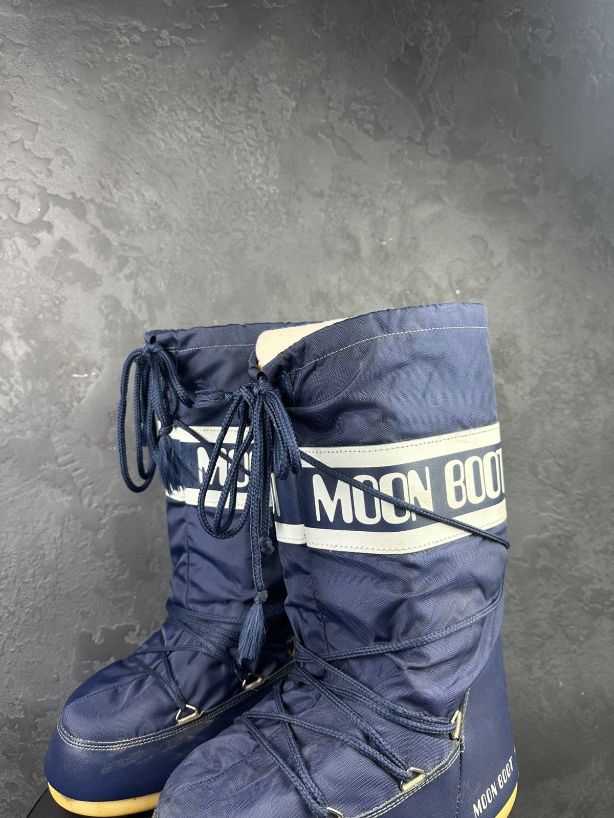 Moon Boot × Vintage Moon Boot Tecnica Blue Nylon Chunky Boots Size 39-41 Size US 7.5 / EU 40-41 - 3 Thumbnail