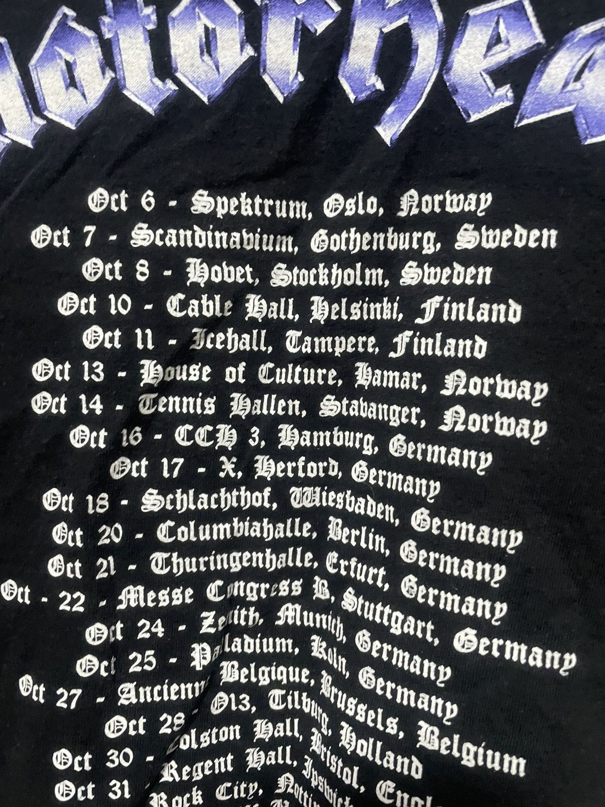 Band Tees Motörhead 2005 All The Aces Vintage Tour Band Tee XL Size US XL / EU 56 / 4 - 13 Thumbnail