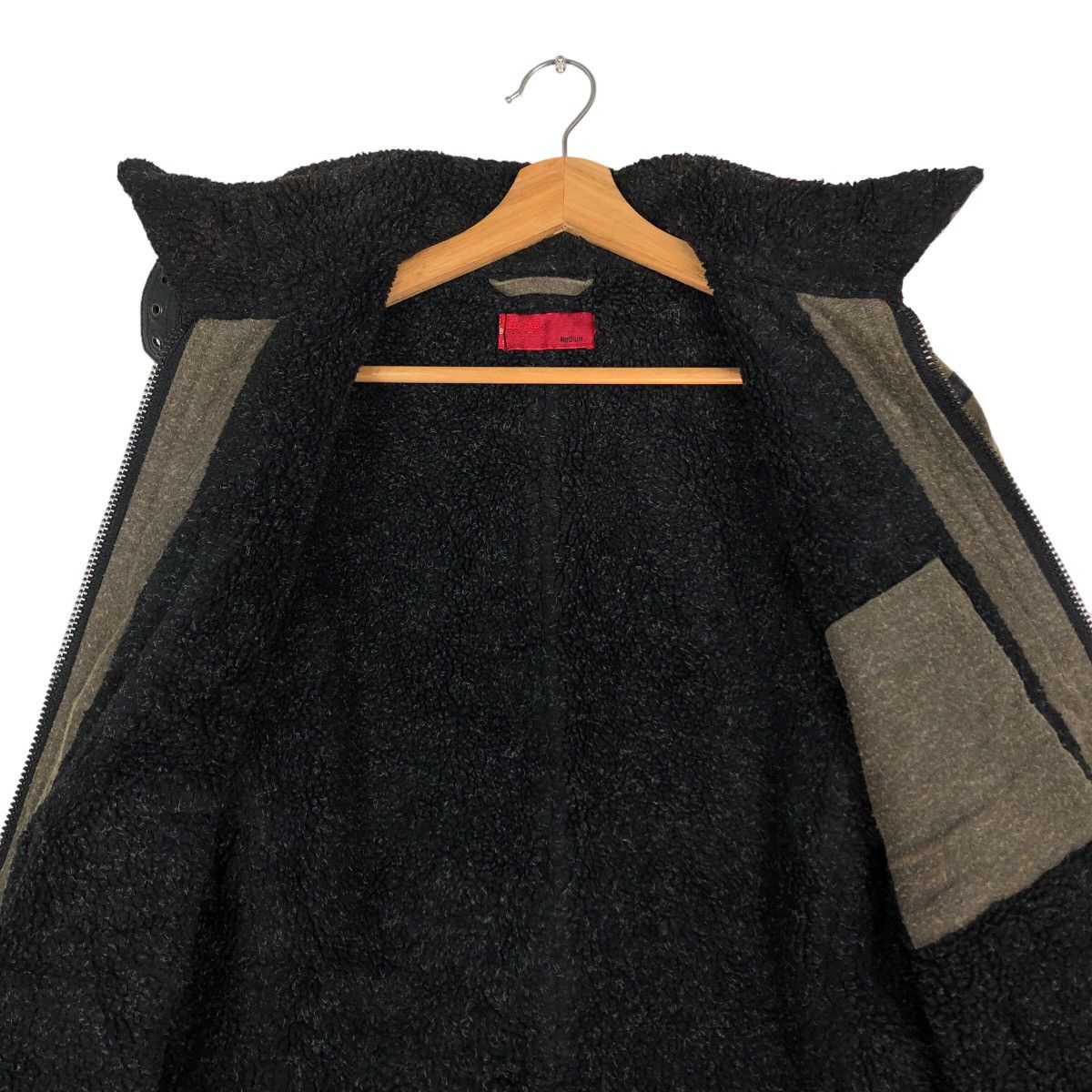 Japanese Brand 🔥VINTAGE SHEARLING BLANKET JACKET LEVIS ZIPPER Size US M / EU 48-50 / 2 - 14 Thumbnail