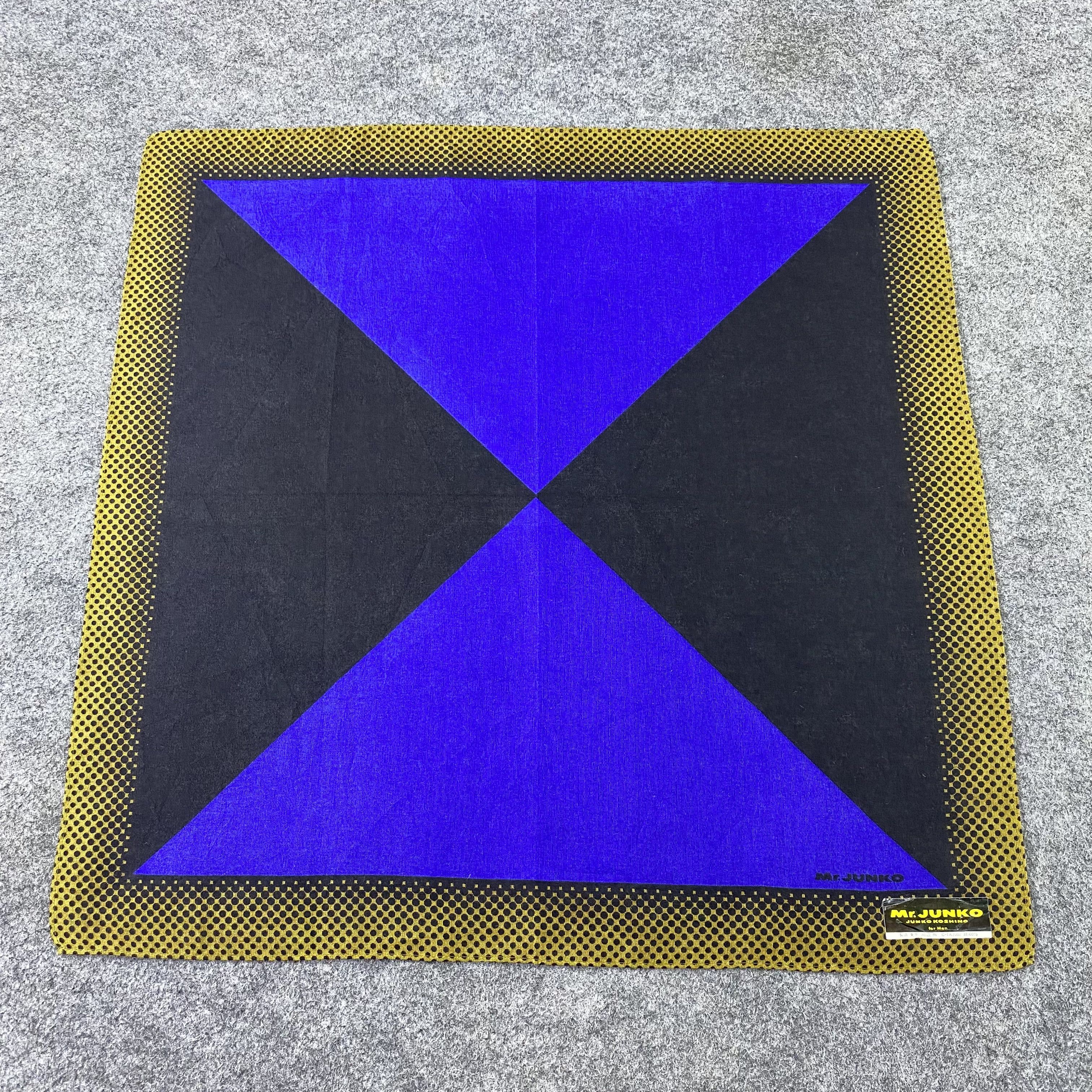 Japanese Brand Mr.Junko Handkerchief Neckerchief Bandana-B1354 Size ONE SIZE - 3 Thumbnail