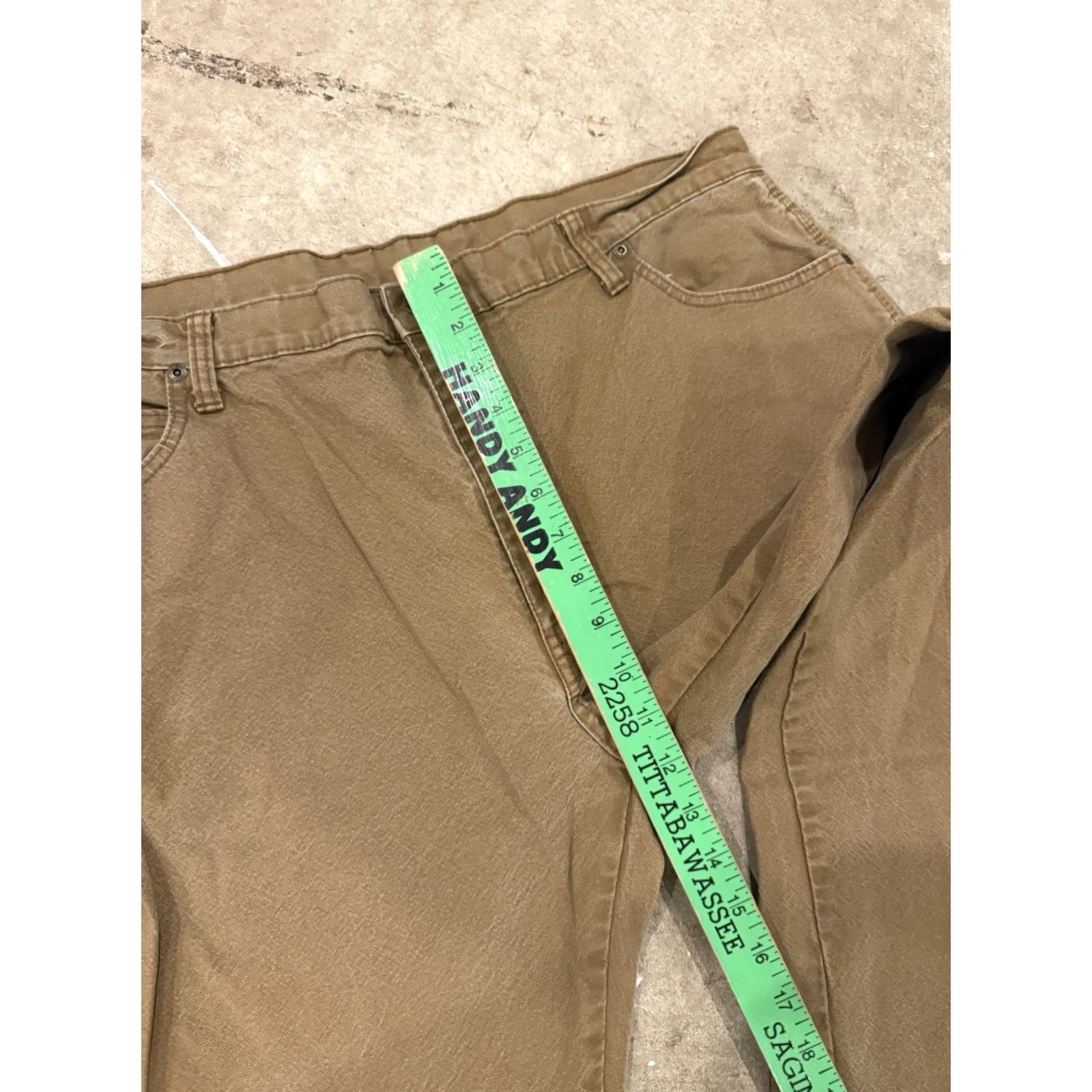 Dickies Dickies Pants Mens 38x32 Brown Carpenter Canvas Workwear Cotton Adult Regular Size US 38 / EU 54 - 7 Thumbnail