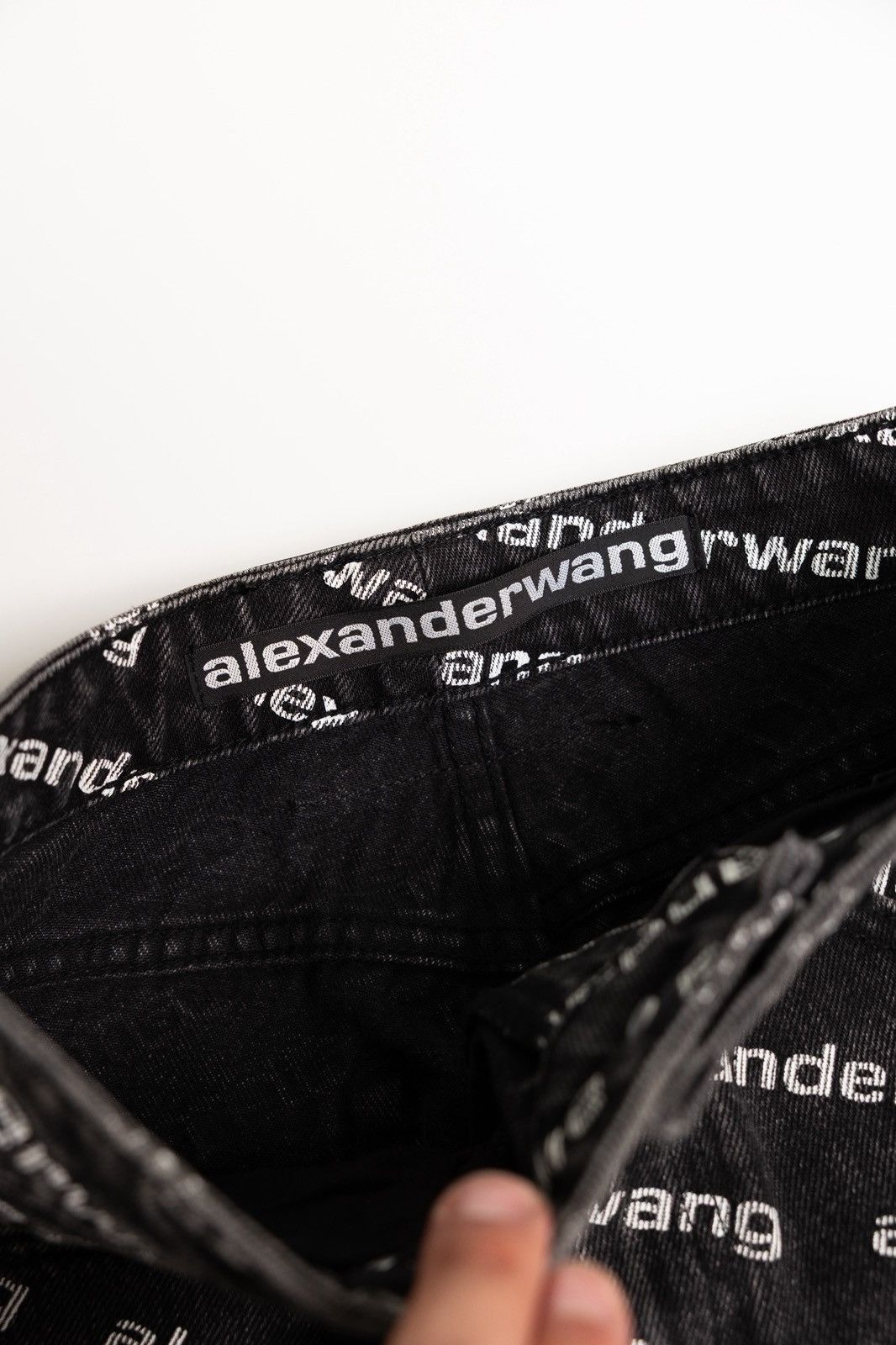 Alexander Wang Alexander Wang Falling Back Logo Women’s Denim Size 24" / US 00 / IT 34 - 4 Thumbnail