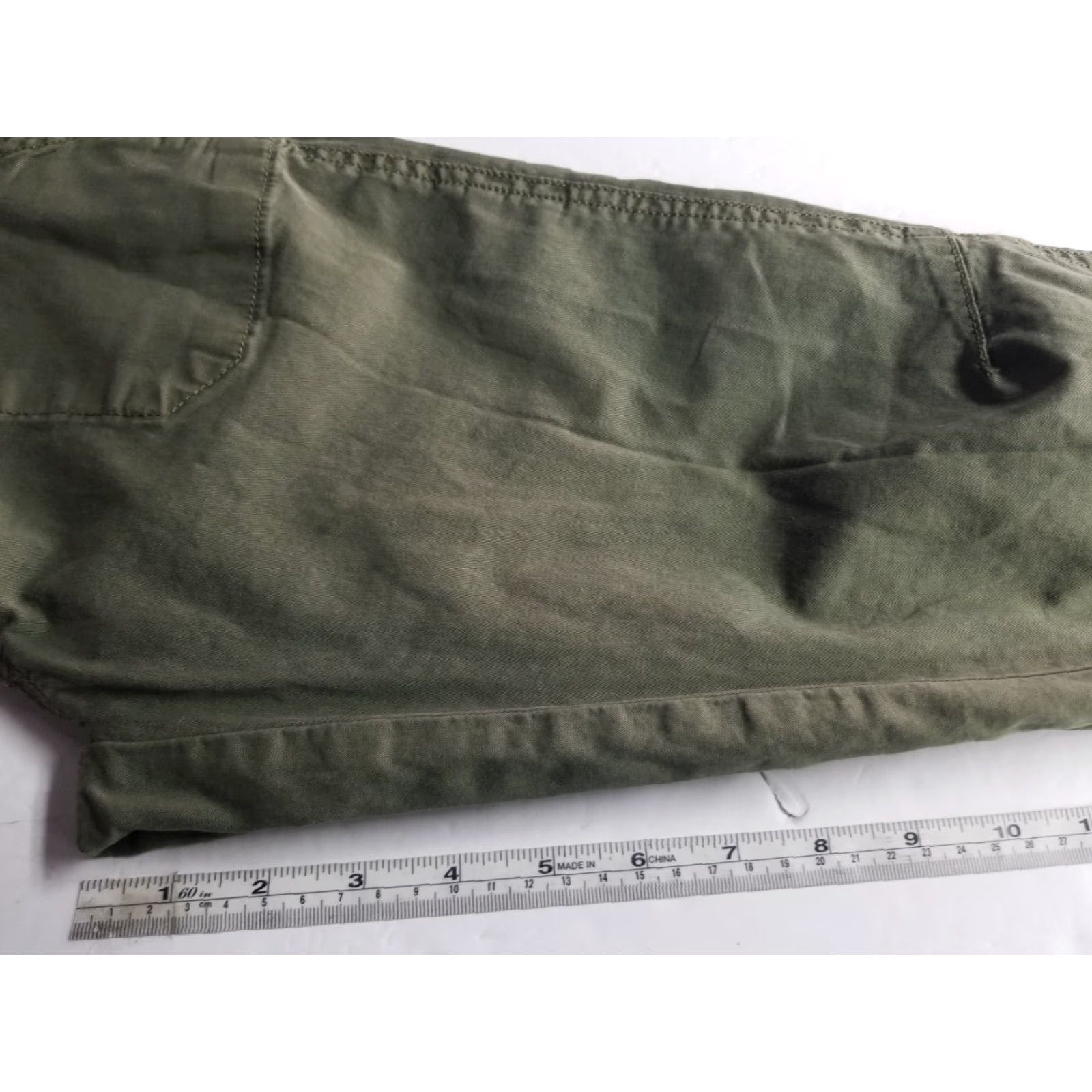 Lucky Brand Lucky Brand Pants Women's Cargo Mid Rise Army Green Size 00/24 Size 24" / US 00 / IT 34 - 4 Thumbnail