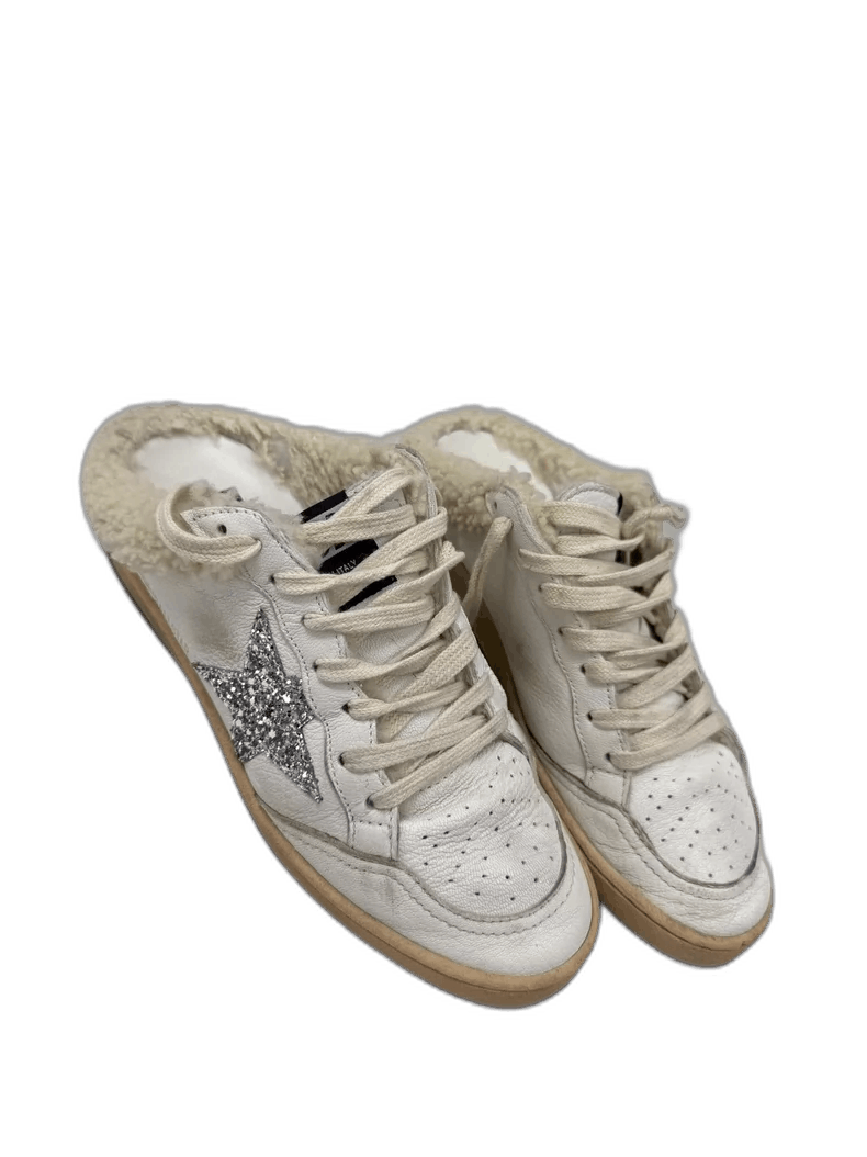 Golden Goose GGDB Silver Star Teddy Slip-On Sneakers Size US 6 / IT 36 - 1 Thumbnail