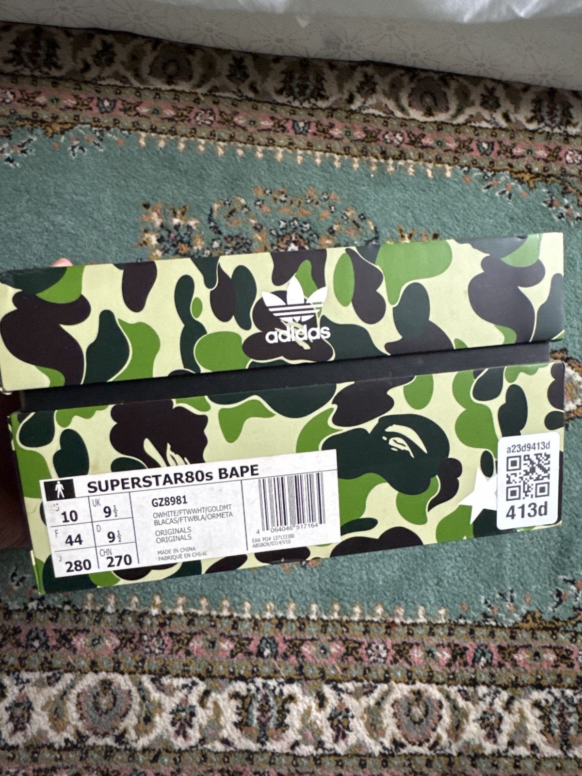 Adidas Adidas Superstar BAPE ABC Camo Size US 10 / EU 43 - 8 Thumbnail