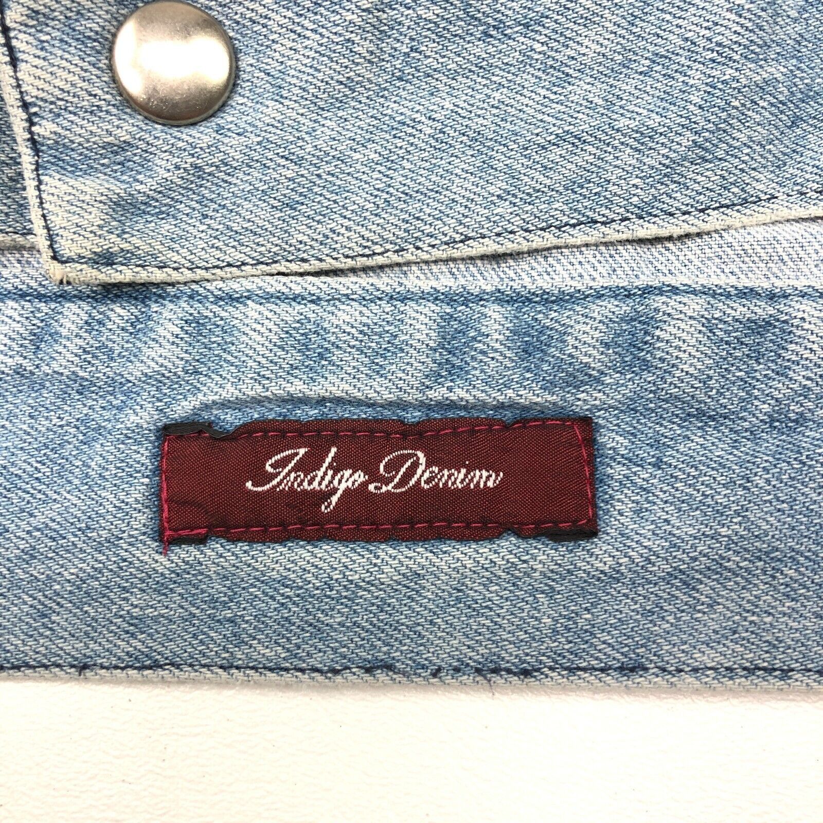 Vintage vintage 90s Made In USA Mossimo Blue Denim Jacket Medium Size US M / EU 48-50 / 2 - 8 Thumbnail