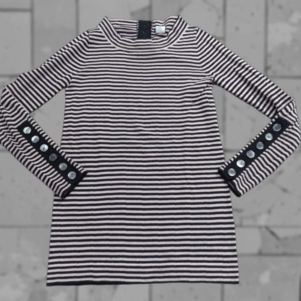 J.Crew J.Crew Womens Sweater XS Black Pink Crew Neck Merino Sweater Long Sleeve Wool Pullover Colorful Womens XS Black Pink Crew Neck Merino Shirt? Size XS / US 0-2 / IT 36-38 - 1 Thumbnail