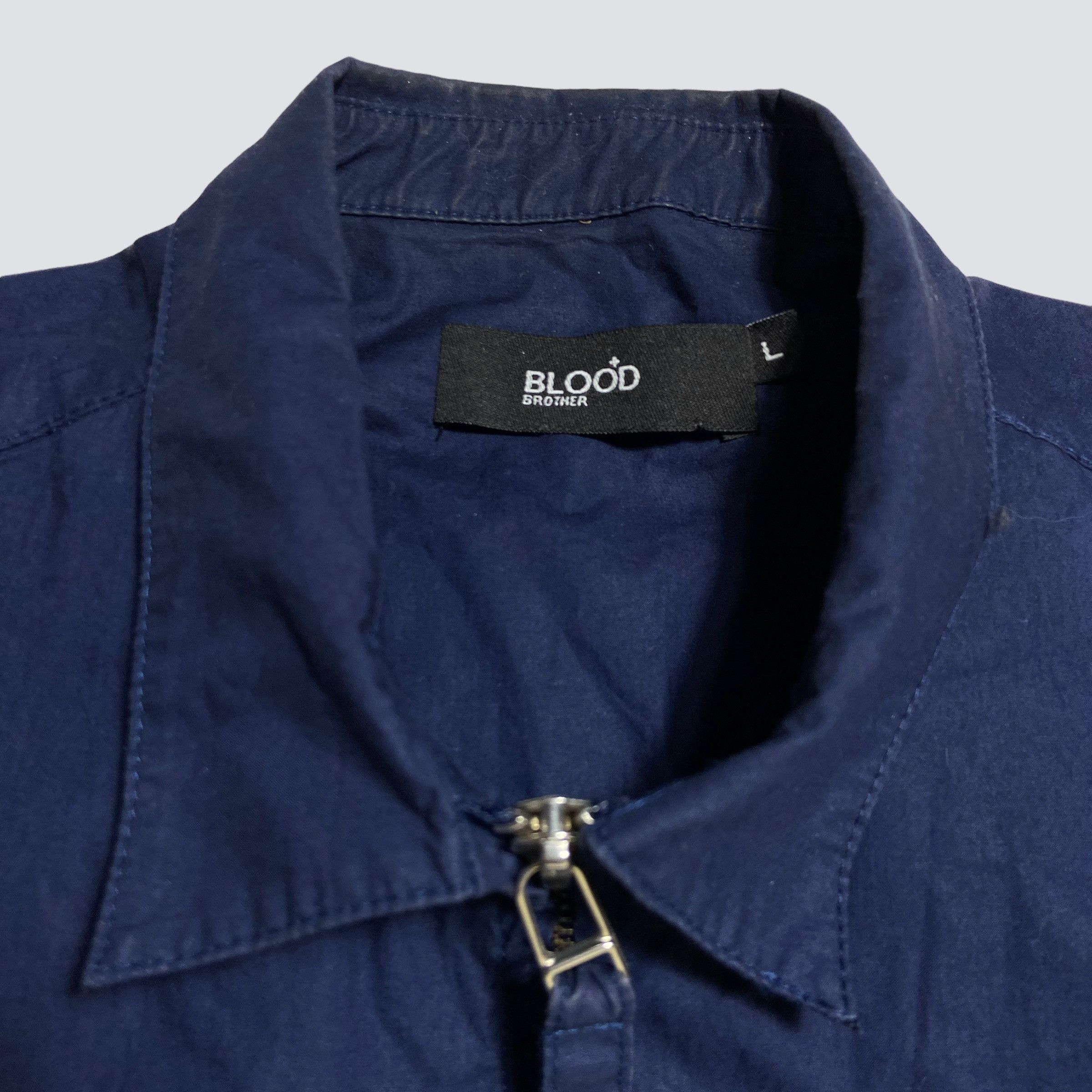 Blood Brother BLOOD BROTHER MULTIPOCKET BONDAGE ZIP OVERSHIRT - № 2125 Size US L / EU 52-54 / 3 - 6 Thumbnail