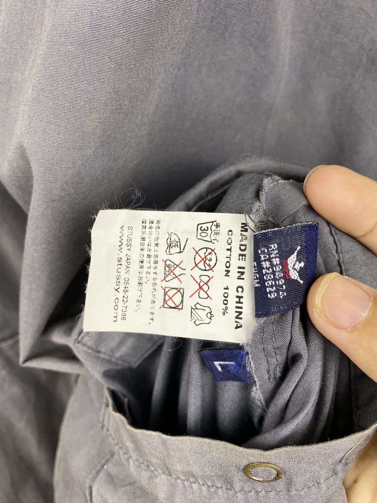Stussy 🔥Vintage Rare STUSSY Reversible Cargo Bomber Jacket Size US L / EU 52-54 / 3 - 13 Thumbnail