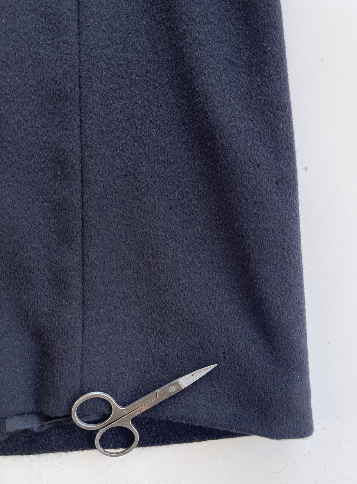 agnes b. Agnes B. Wool Dark Blue Longcoat Size S / US 4 / IT 40 - 5 Thumbnail