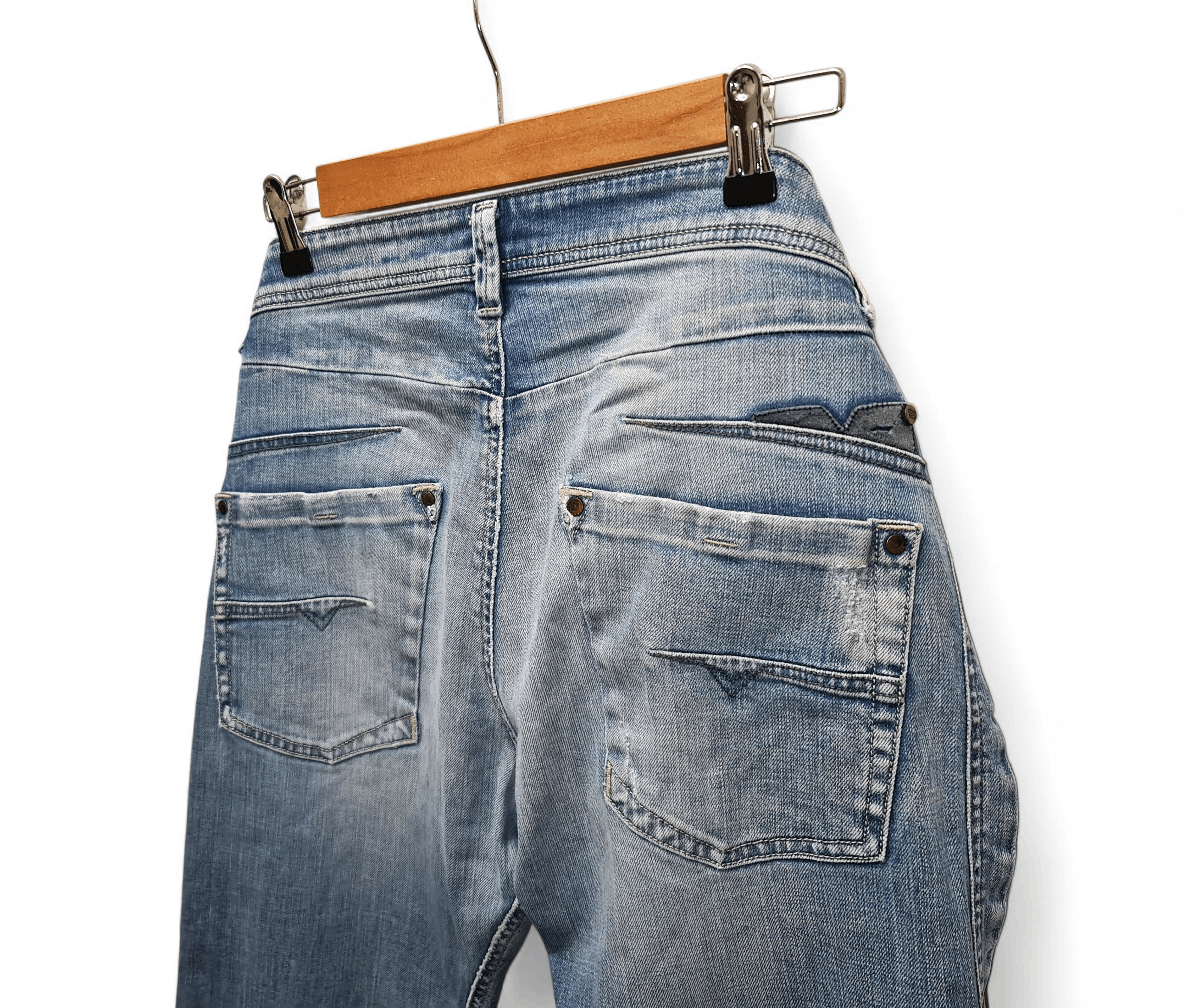 Diesel Vintage Diesel Darron Regular Slim Tapered Denim Jeans Size US 34 / EU 50 - 3 Thumbnail
