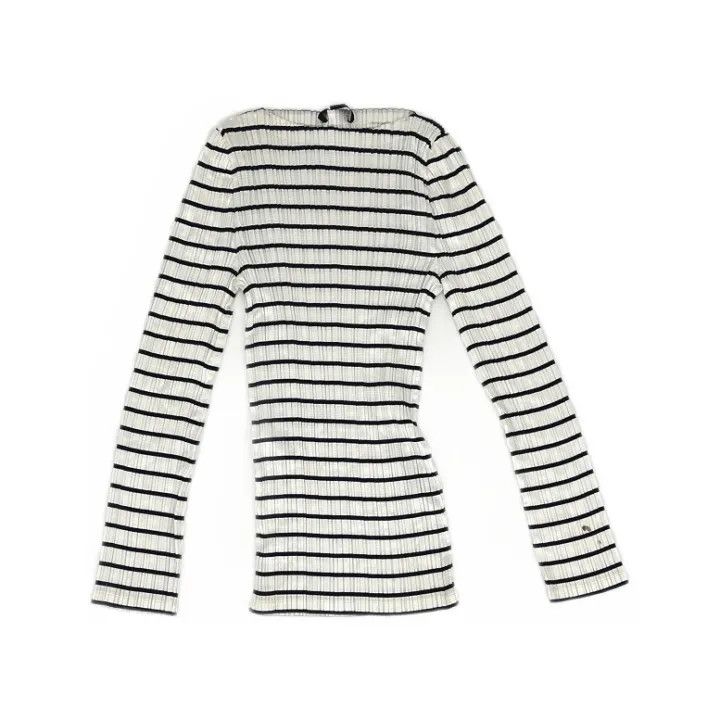 Alexander Wang Alexander Wang Striped Long Sleeve T-Shirt 0079 Size S / US 4 / IT 40 - 1 Thumbnail
