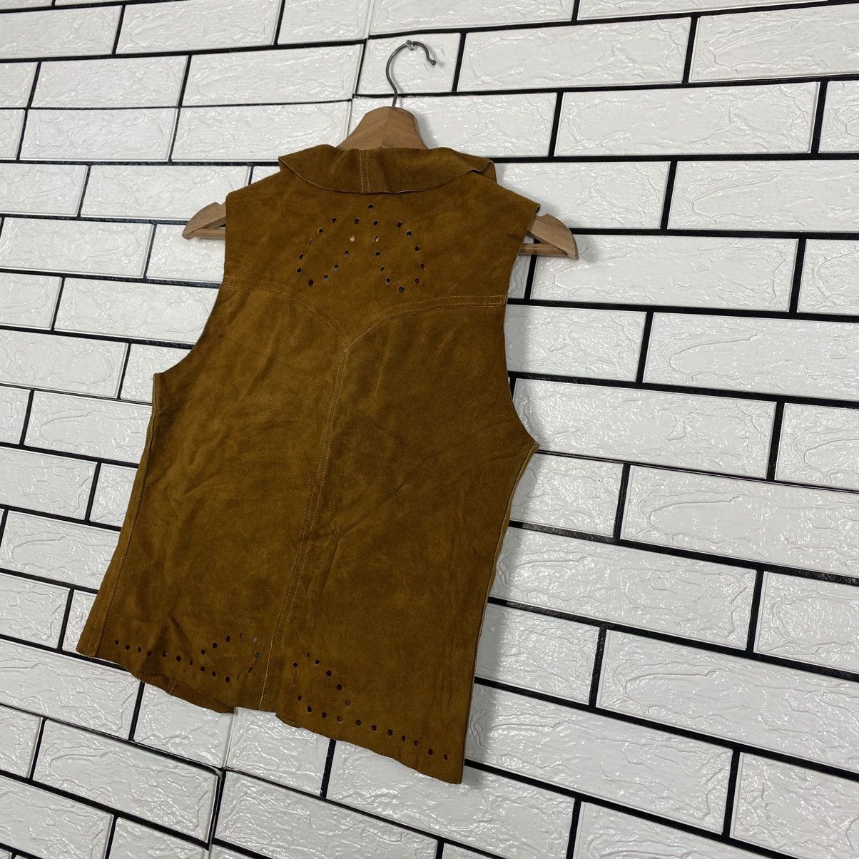 Japanese Brand 📌Vintage Vest Jacket Leather Sun Valley Issey Miyake Size US M / EU 48-50 / 2 - 11 Thumbnail