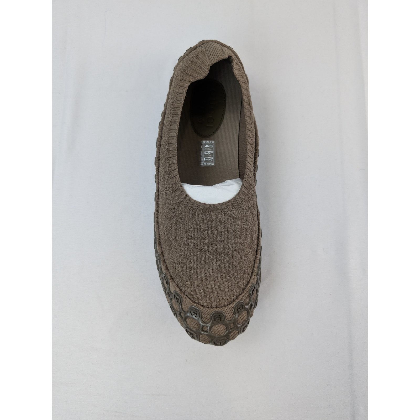 Gucci o1rshd1 Elastic Fabric Monogram Sneakers in Green Size US 10 / EU 43 - 15 Thumbnail