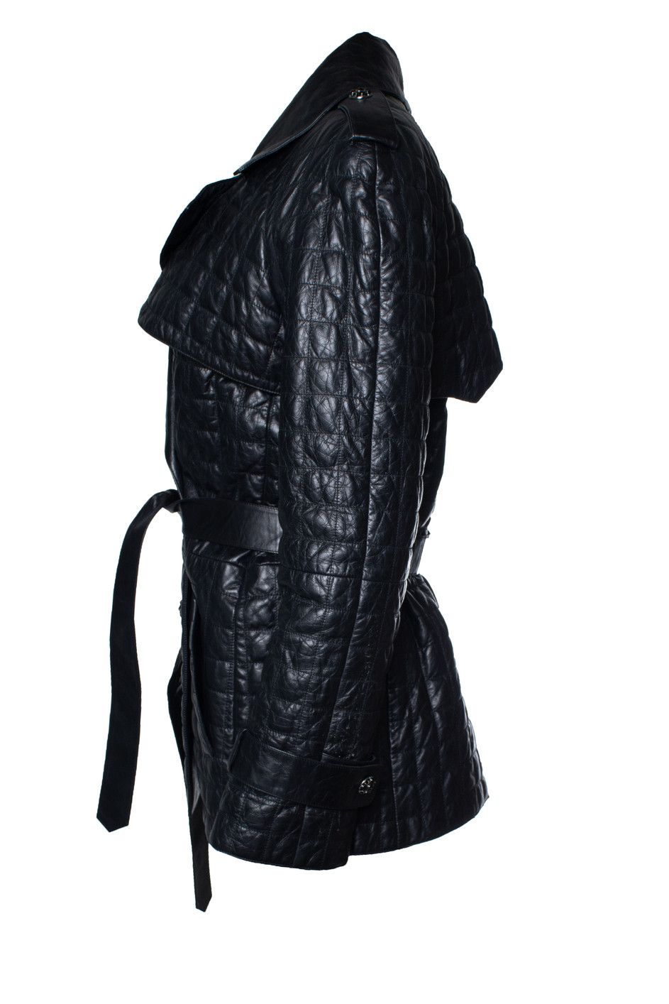 Chanel Chanel, black quilted leather jacket 2006 Size M / US 6-8 / IT 42-44 - 2 Thumbnail