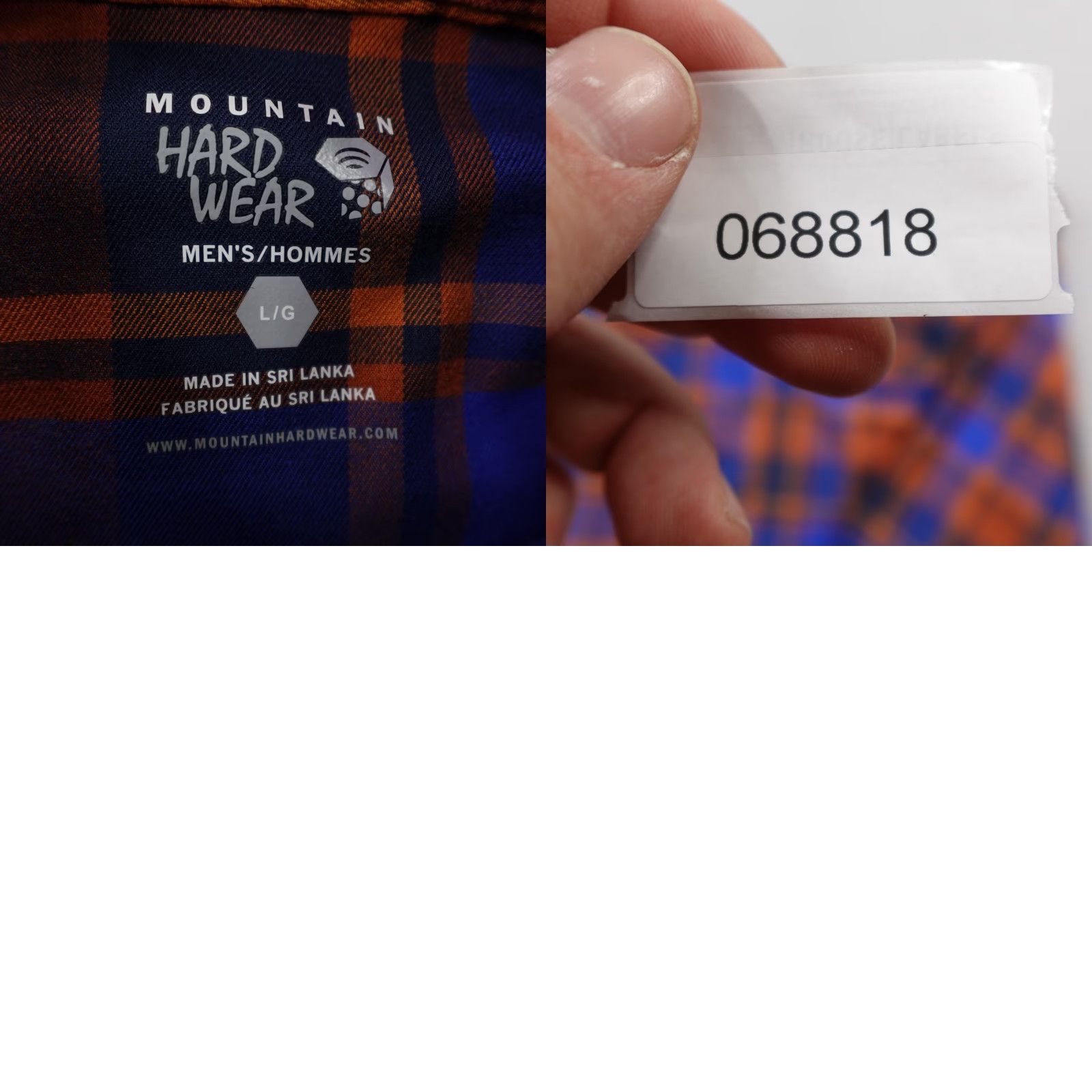 Mountain Hardwear VINTAGE? No, skip. Mountain Hardwear Shirt Mens Large Orange Plaid Flannel Button-Up Outdoor Size US L / EU 52-54 / 3 - 8 Thumbnail