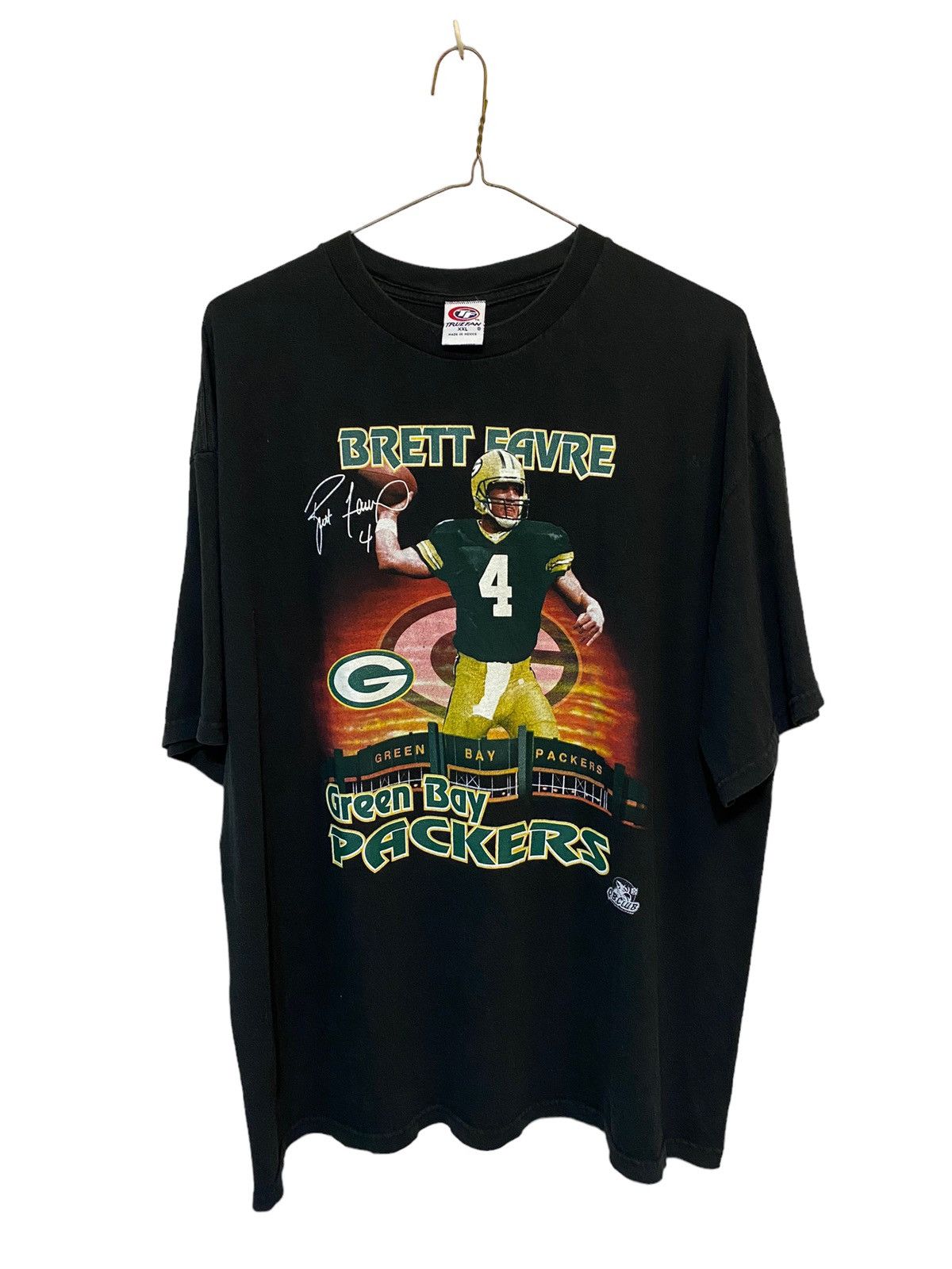 NFL Vintage True Fan NFL Green Bay Packers Brett Favre T Shirt Size US XXL / EU 58 / 5 - 1 Thumbnail