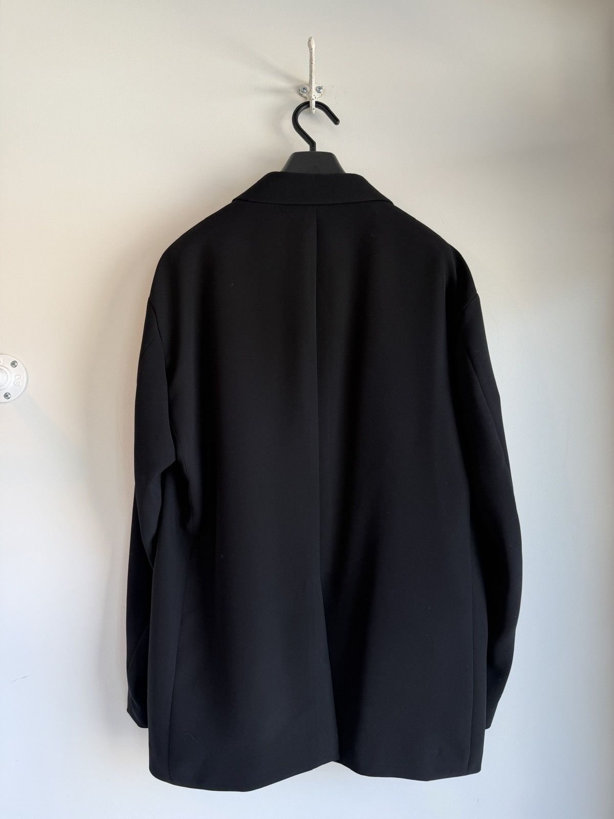 N.Hoolywood N.HOOLYWOOD JK06-095 BOXY SUIT JACKET BLACK Size 44R - 2 Thumbnail