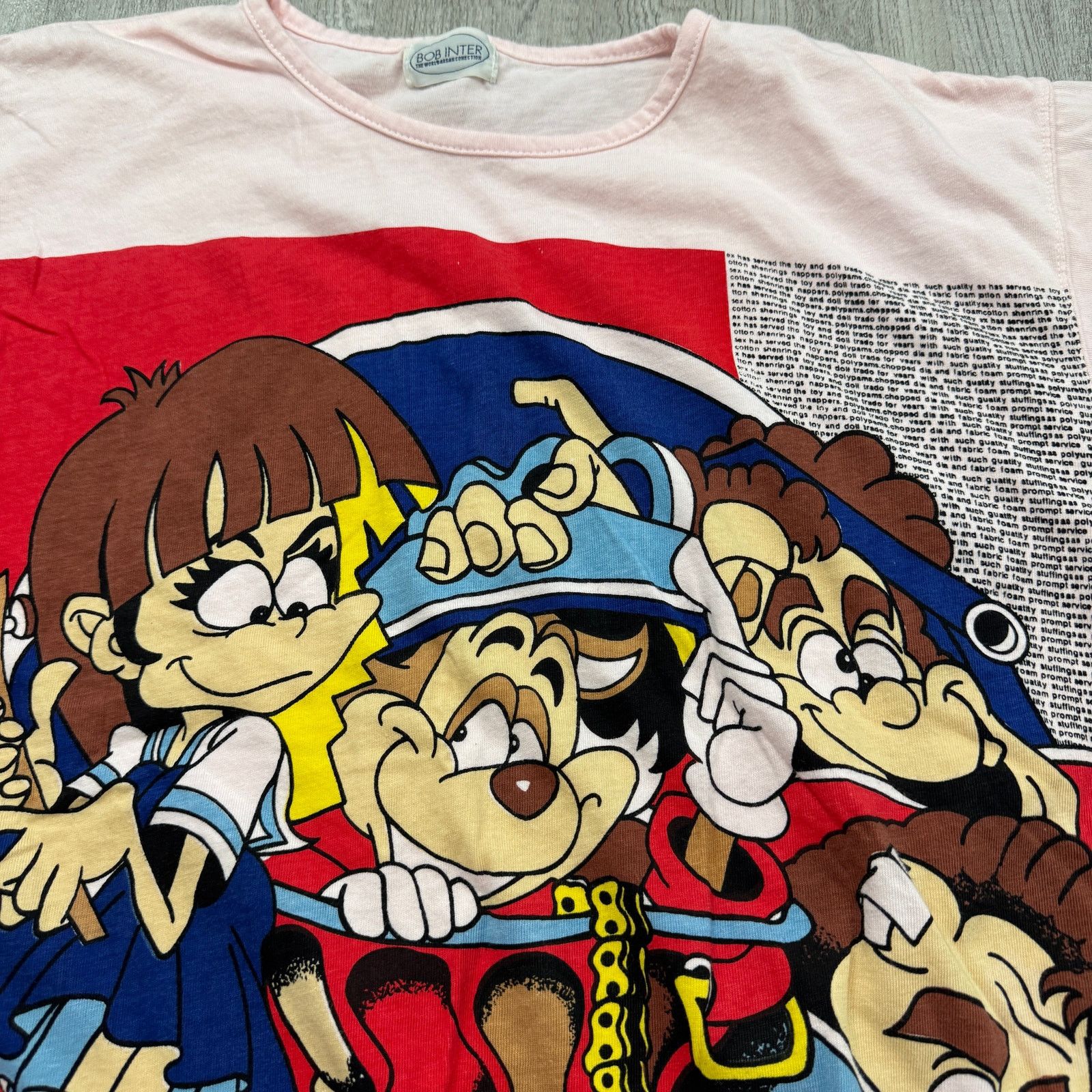 Vintage Vintage Bob Inter Cartoon Shirt Size Small Pink Graphic Size US S / EU 44-46 / 1 - 3 Thumbnail
