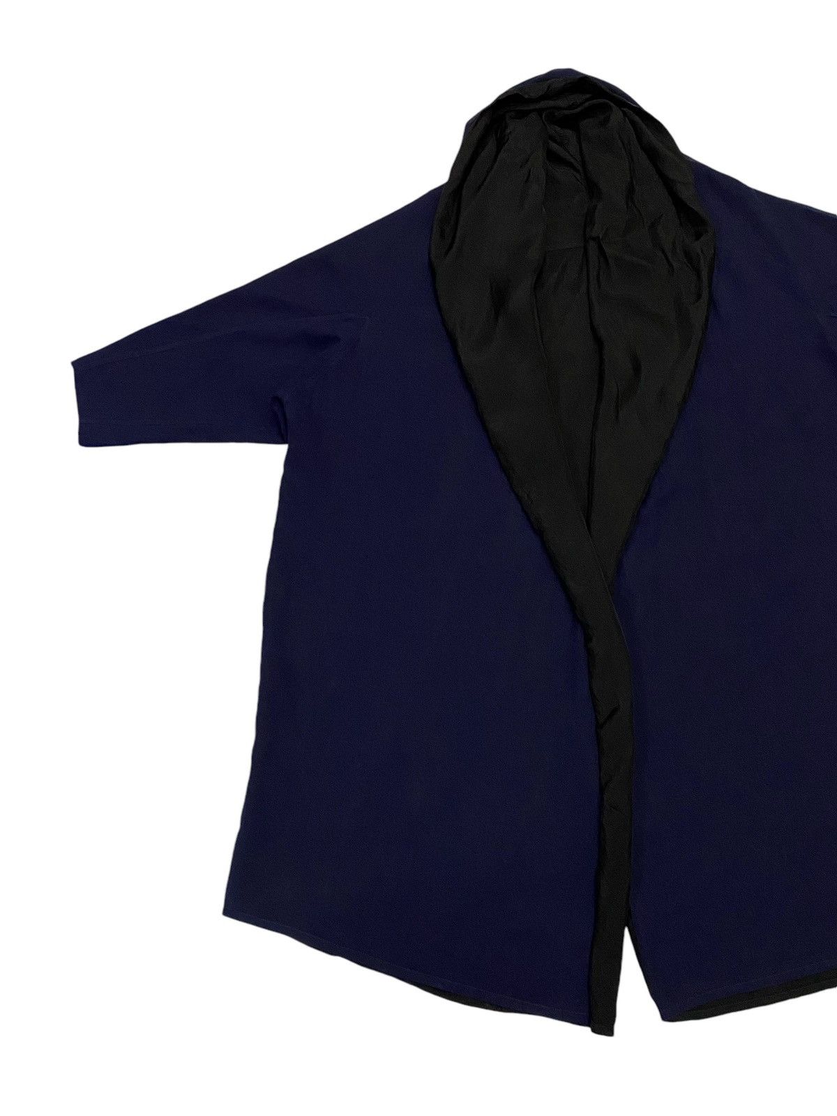 Y's × Yohji Yamamoto Y’s Yohji Yamamoto Navy Blue Cardigan Hoodie Size M / US 6-8 / IT 42-44 - 9 Thumbnail
