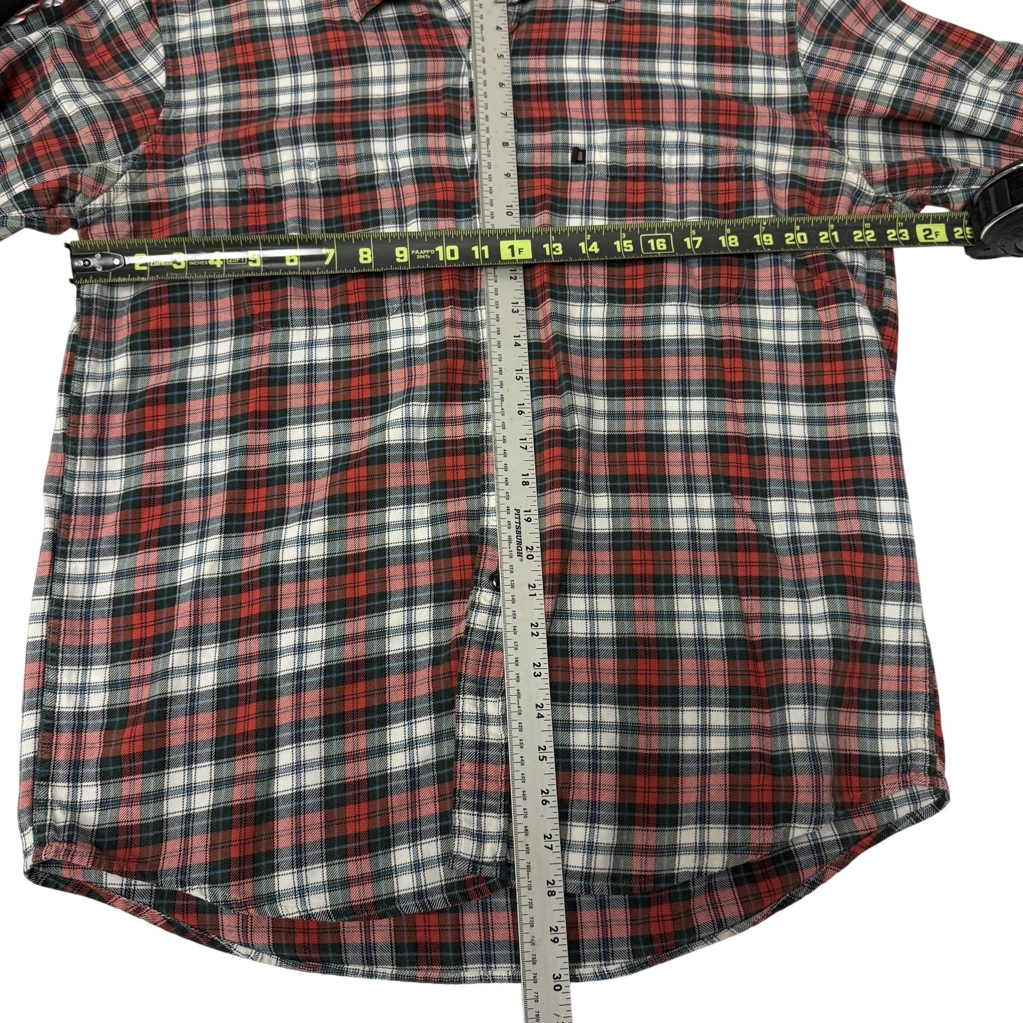 Ralph Lauren 90's Y2K Ralph Lauren Red Blue Shadow Plaid POLO Size US L / EU 52-54 / 3 - 8 Thumbnail