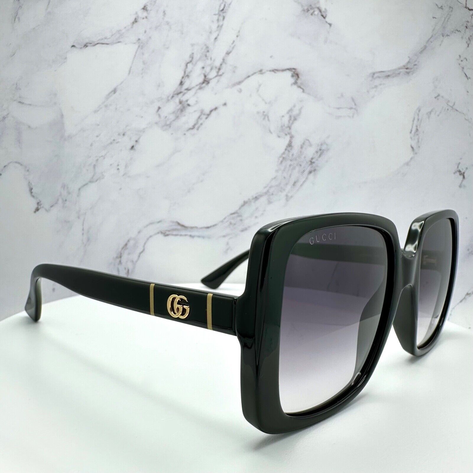 Gucci New Gucci Sunglasses Black Square Size ONE SIZE - 13 Thumbnail