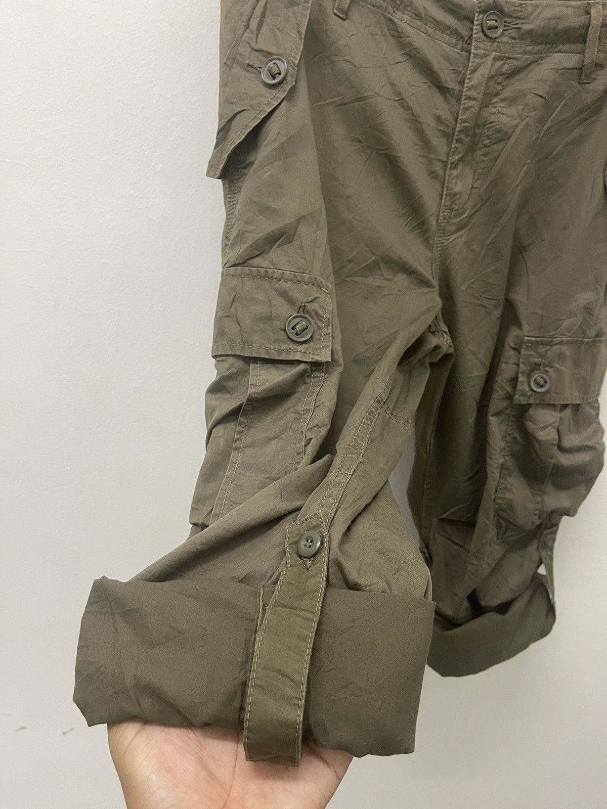 If Six Was Nine Rare BACK NUMBER Cargo Military 2 Ways Pant Size US 31 - 5 Thumbnail