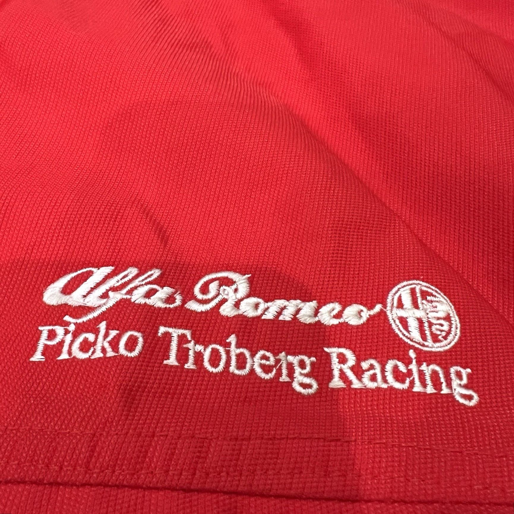 Vintage VINTAGE Alfa Romeo Racing Jacket Mens L Red Zip Button Embroidered Wind-Resistant Water-Resistant Insulated Zipped Pockets Size US L / EU 52-54 / 3 - 3 Thumbnail