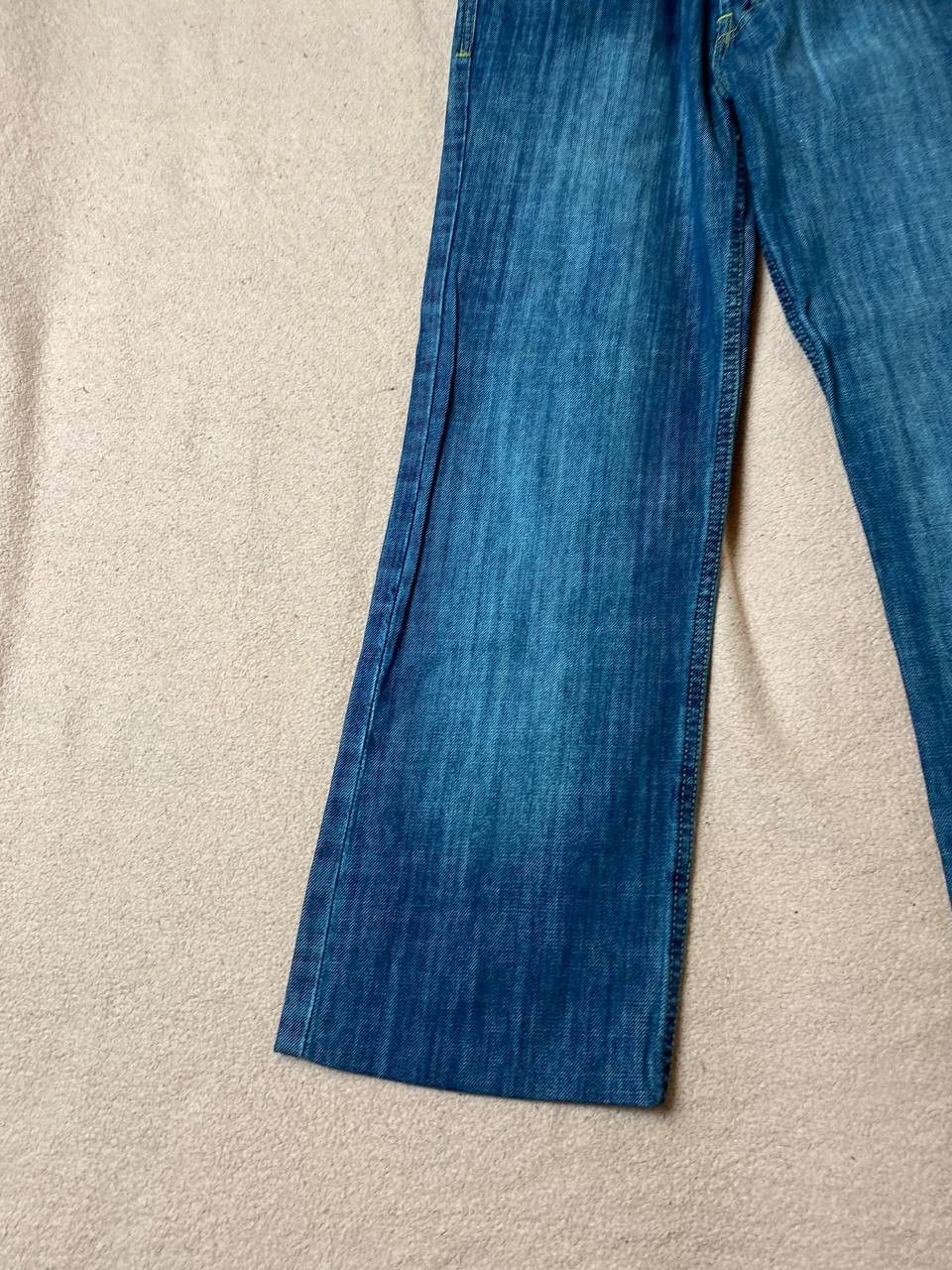 Vintage Vintage Y2K distressed Flare denim pants Size US 28 / EU 44 - 17 Thumbnail