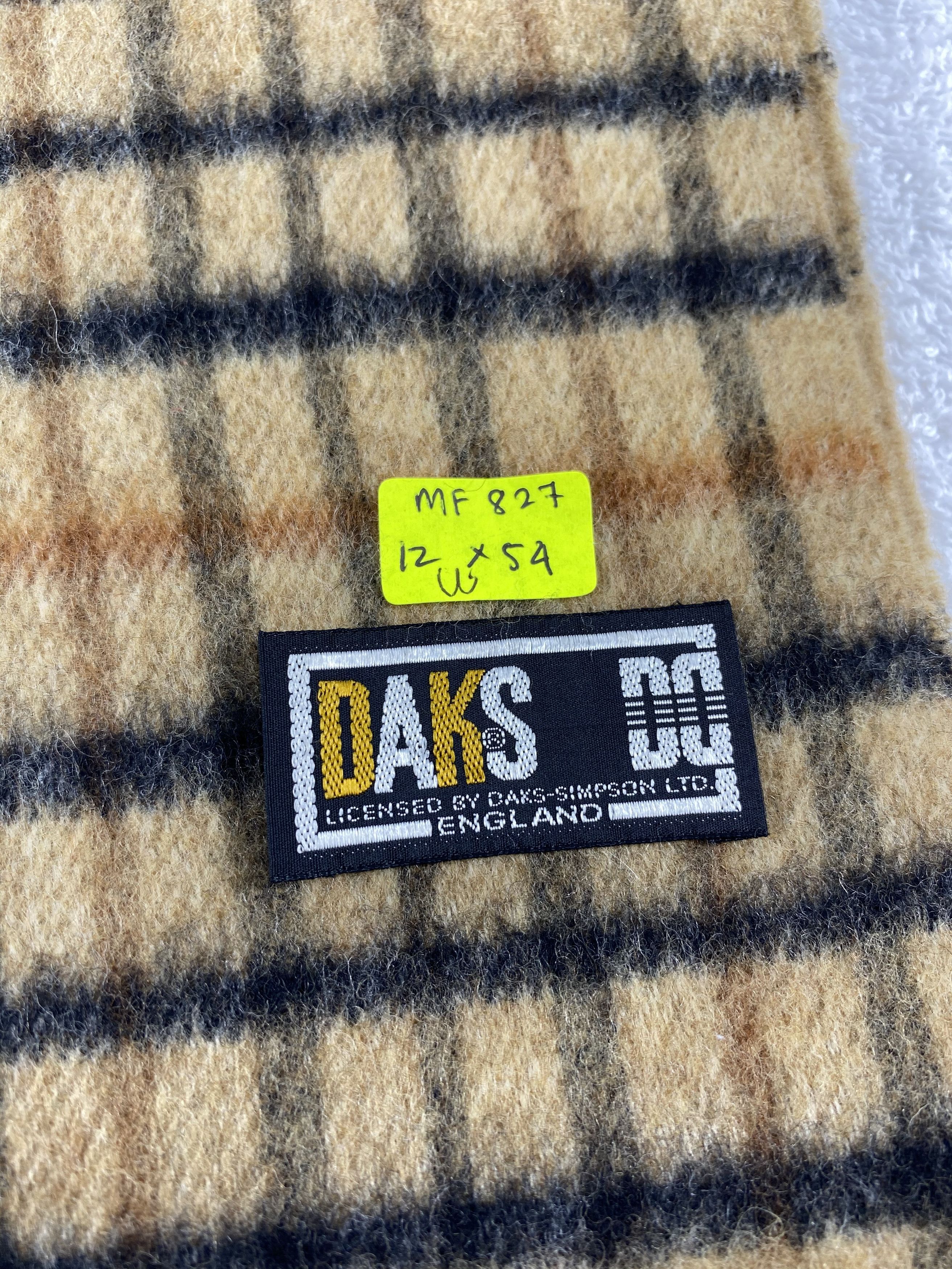 DAKS Vintage Daks Scarf/Muffler/Neckwear MF827 Size ONE SIZE - 5 Thumbnail