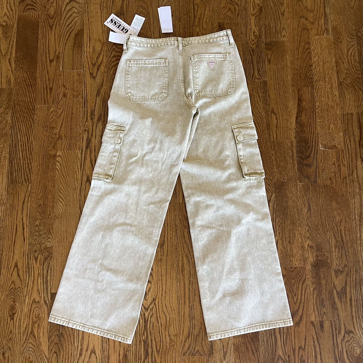 Guess × Urban Outfitters GUESS Originals Aged Cargo Pants - Brand New Never Worn Size 28" / US 6 / IT 42 - 13 Thumbnail