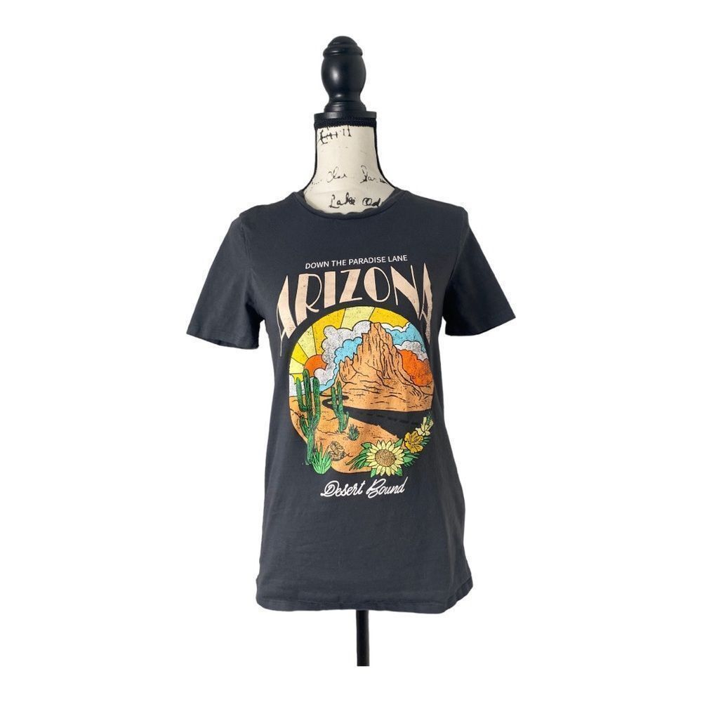 Other Tezenis Women’s “Arizona Desert Bound” Graphic T-Shirt | Gre Size S / US 4 / IT 40 - 1 Thumbnail