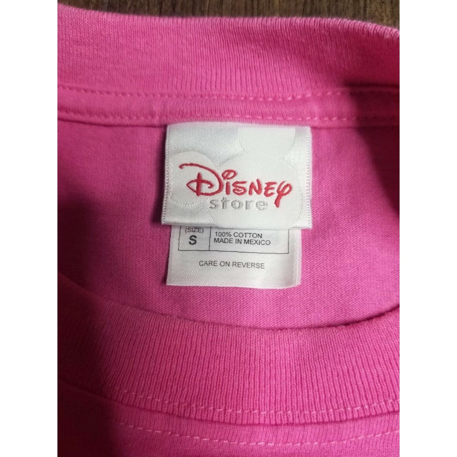 Disney VINTAGE Disney Store Shirt Eeyore Pink Short Sleeve Crew Neck 100% Cotton S Glitter Las Vegas Theme Womens Size S / US 4 / IT 40 - 3 Thumbnail