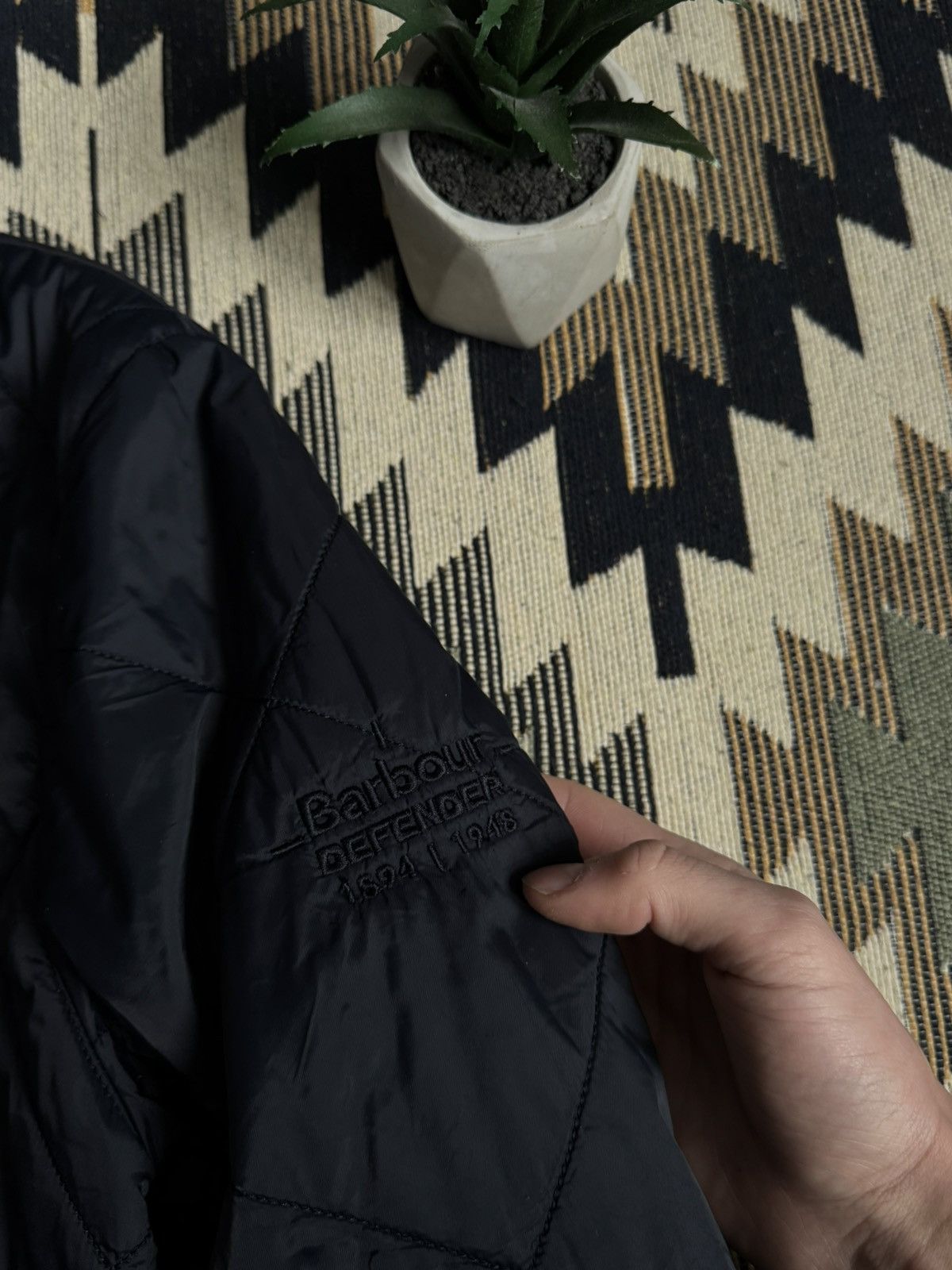 Barbour Vintage Barbour Land Rover Defender Holmby Quilted Jacket Size US M / EU 48-50 / 2 - 8 Thumbnail