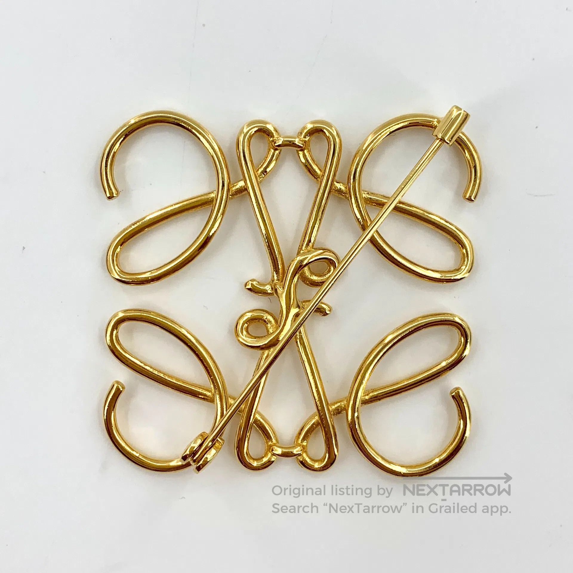 Loewe Loewe Gold Logo Pin| Size ONE SIZE - 2 Thumbnail