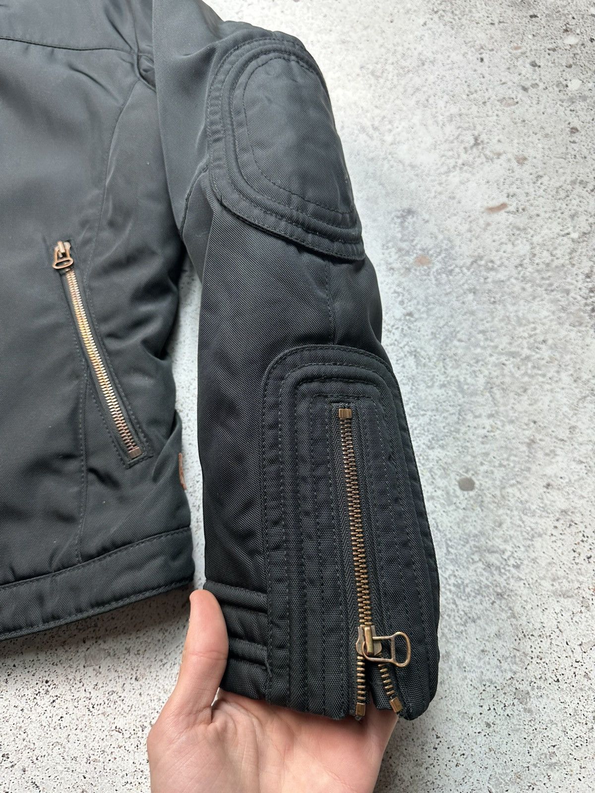Hugo Boss × Vintage HUGO BOSS Motorcycle Jacket Solid Coats, Jackets & Vests Size US M / EU 48-50 / 2 - 5 Thumbnail